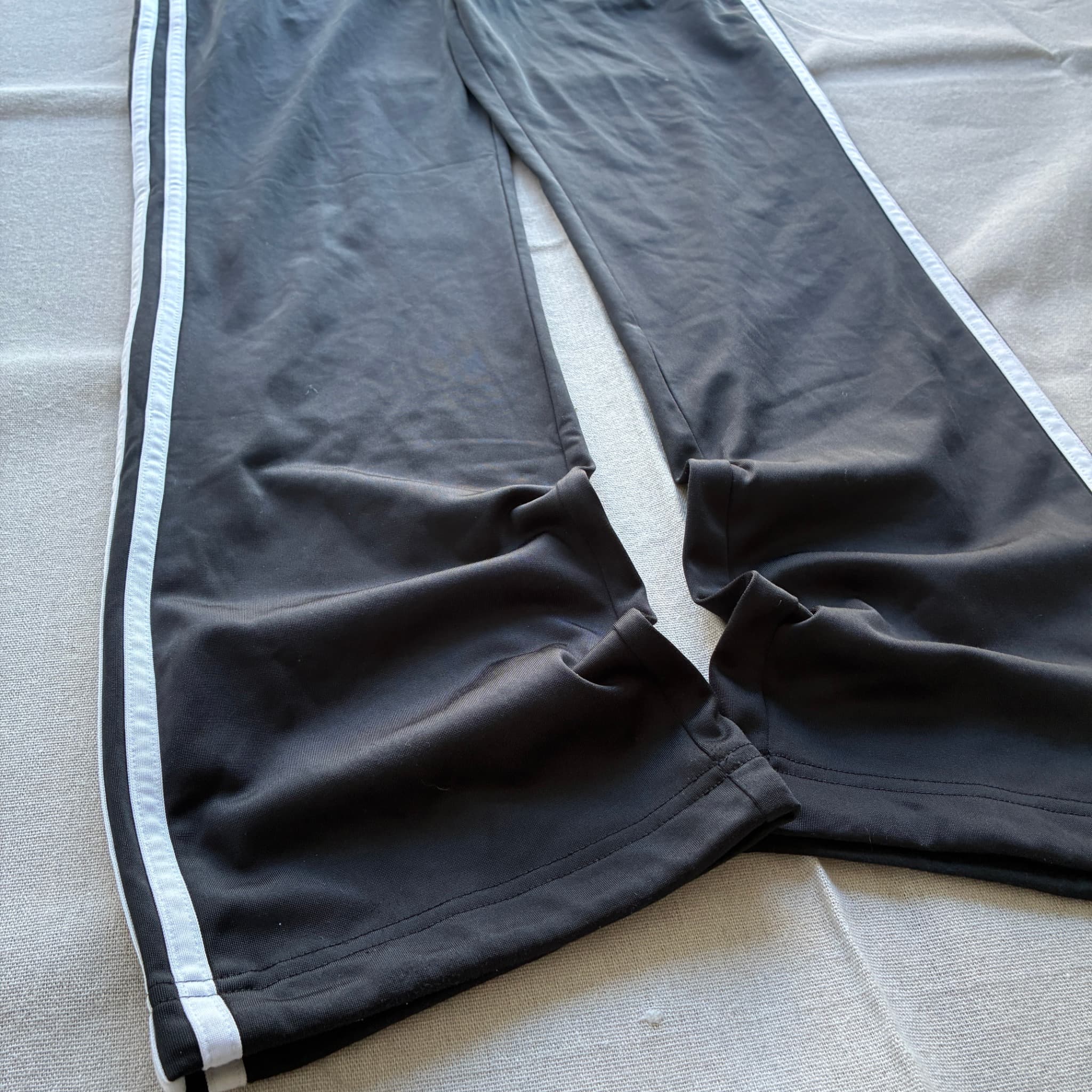 Adidas Men's Classic 3-Stripe Tricot Track Pants Black White Size L — photo 2 of 6