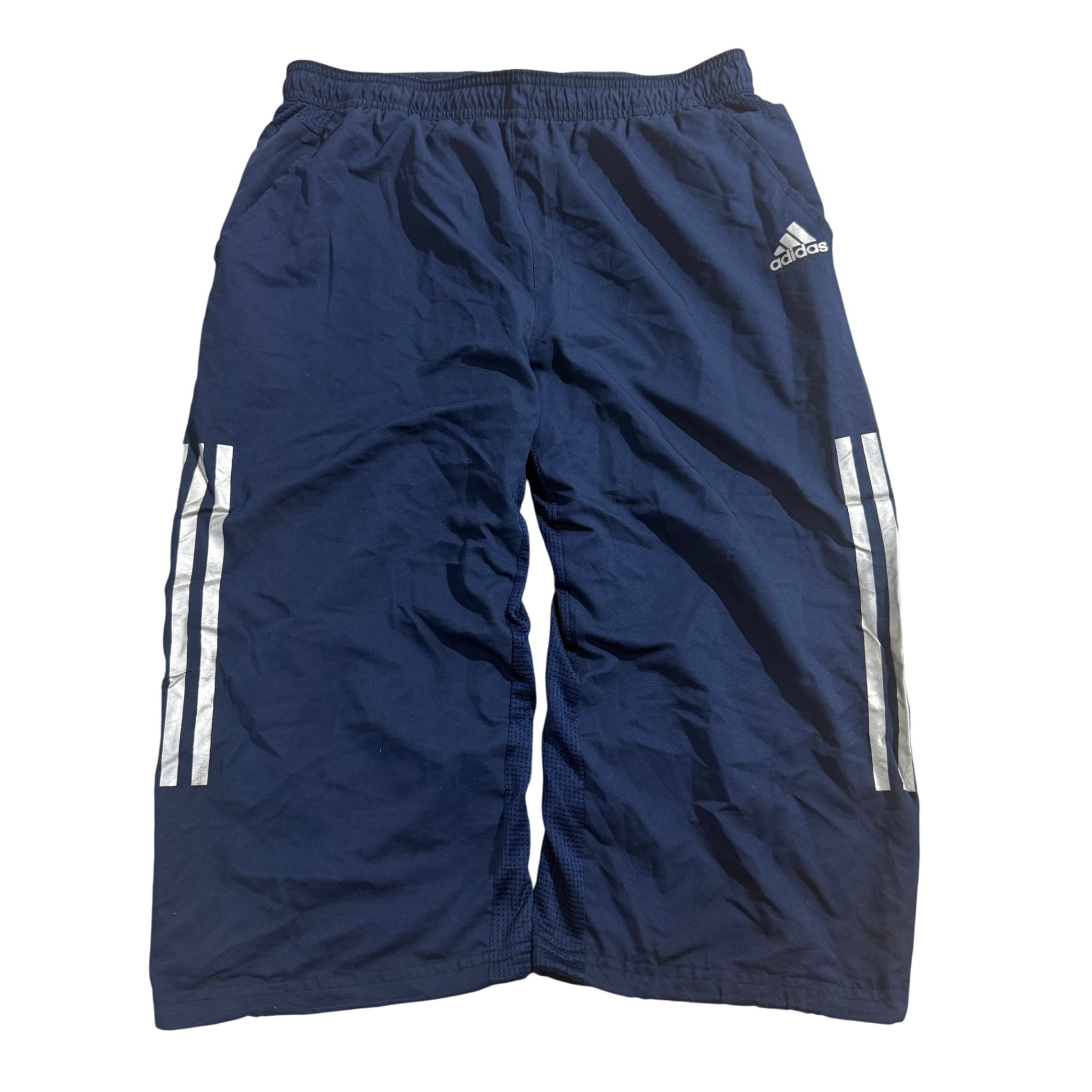 Adidas Men's Navy 3-Stripe Athletic Training Shorts — photo 1 of 6