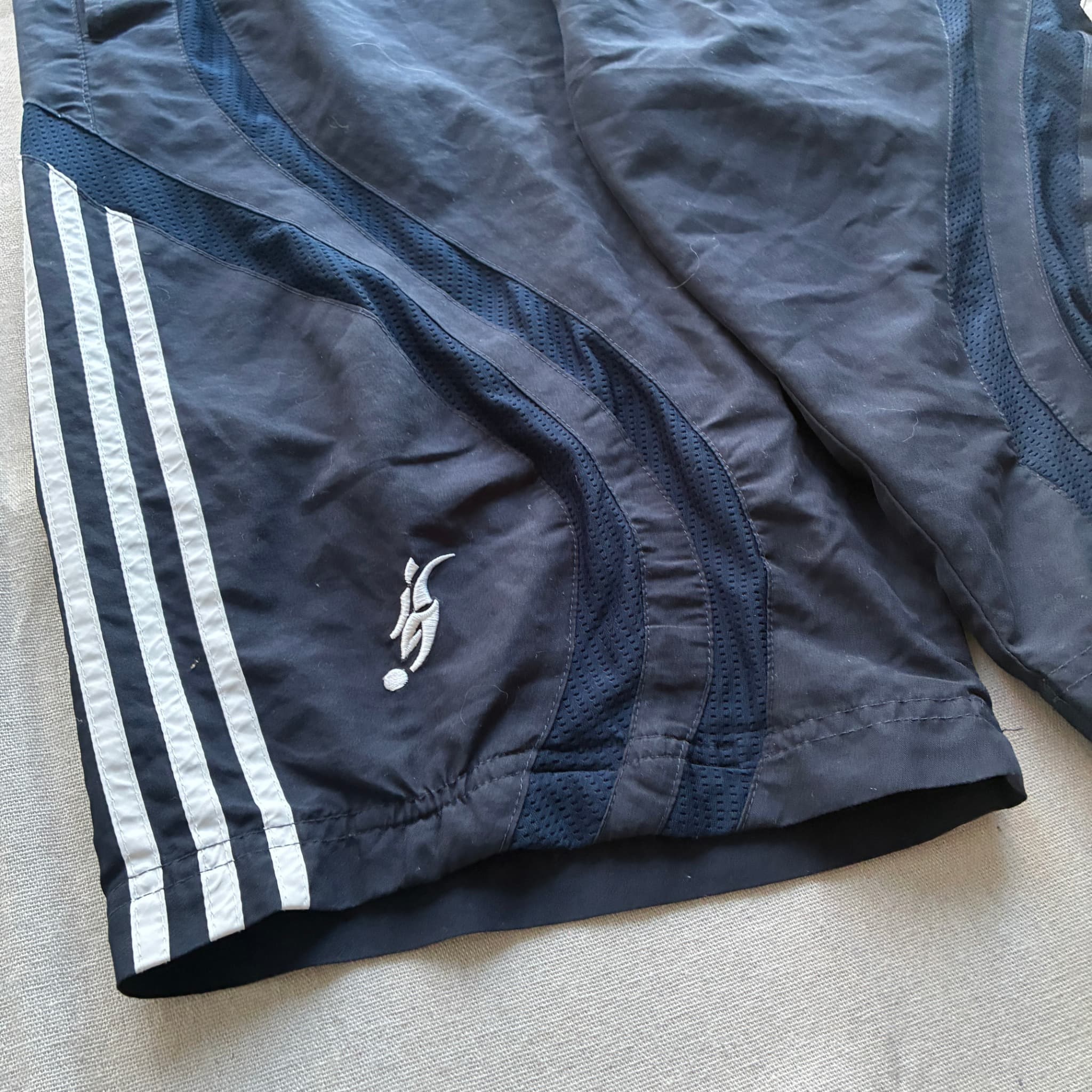 Adidas Men's Performance Athletic Shorts Black Side Stripes — photo 2 of 7