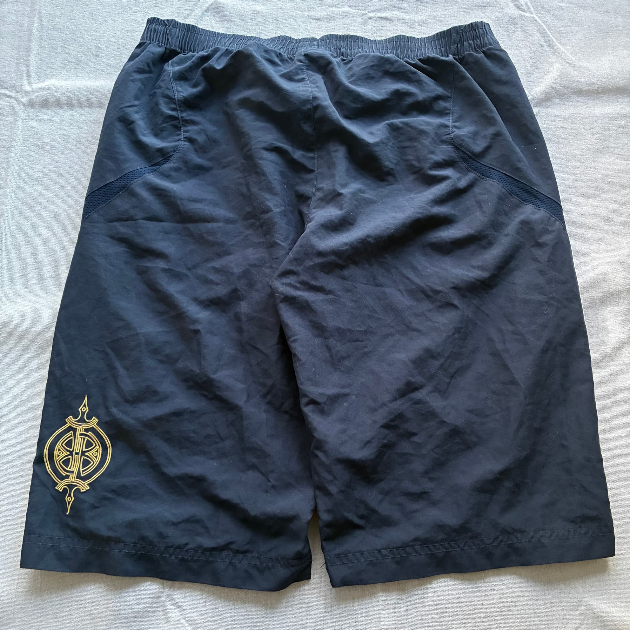 Adidas Men's Performance Athletic Shorts Black Side Stripes — photo 5 of 7