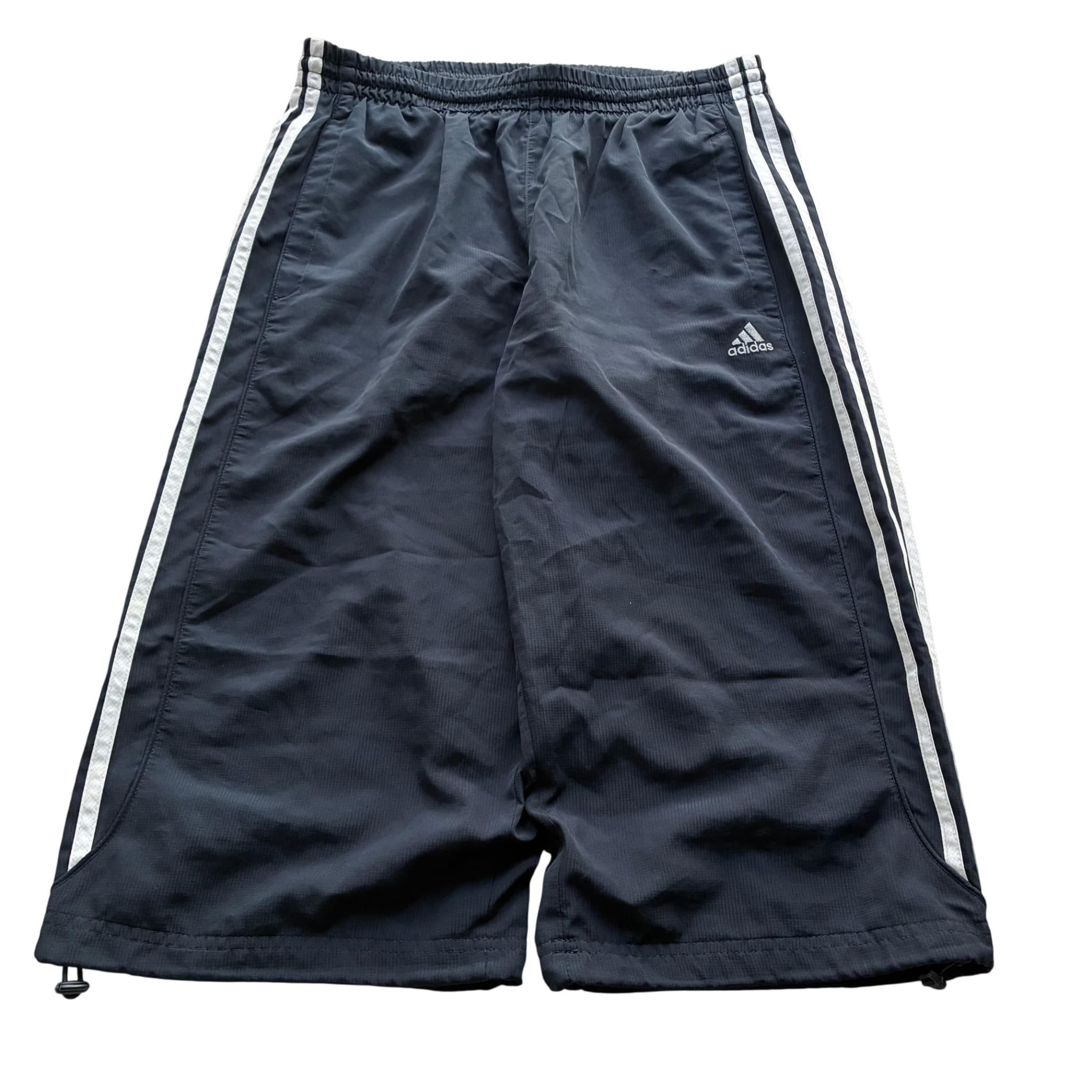 Adidas Men's Three-Stripe Ripstop Shorts Black L — photo 1 of 8