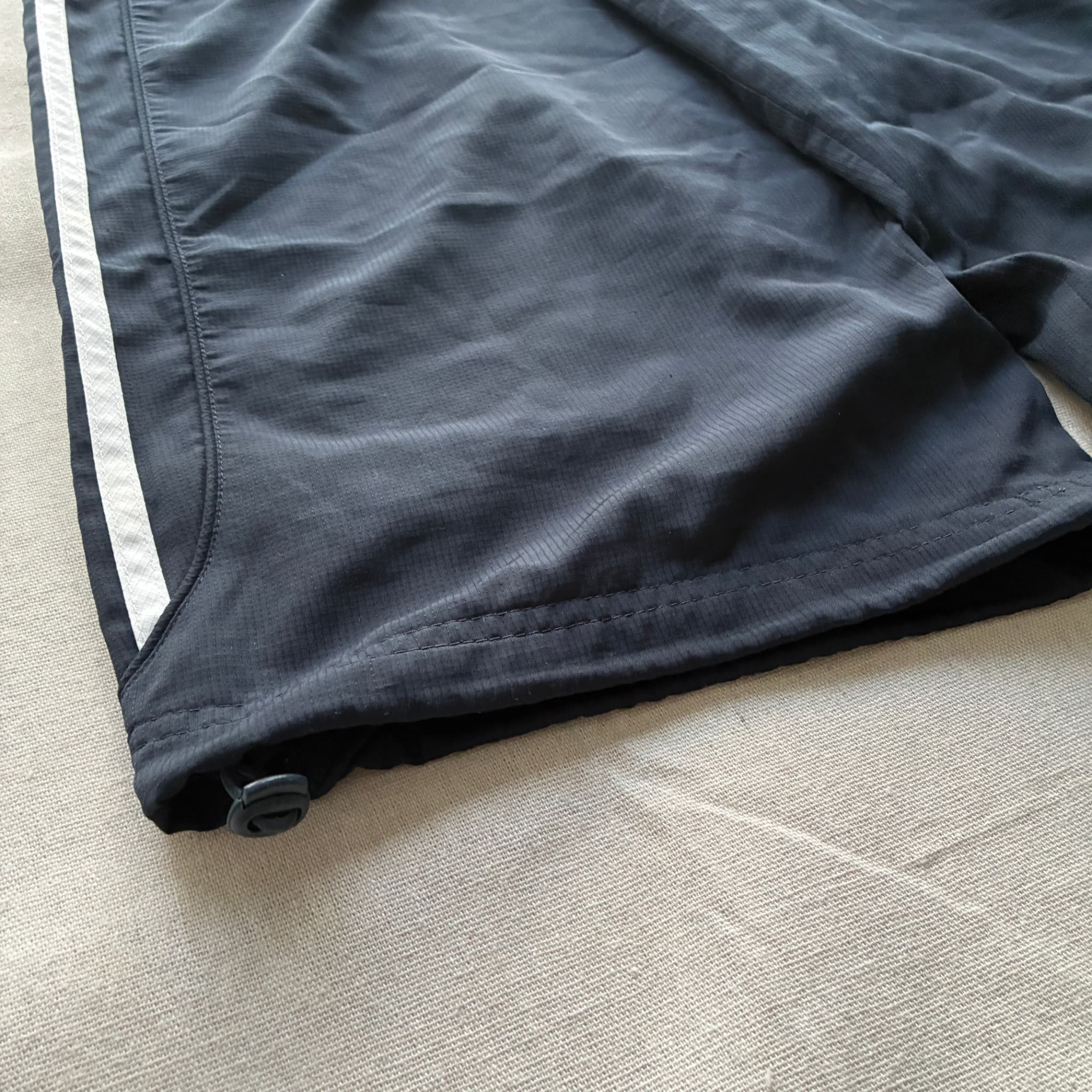 Adidas Men's Three-Stripe Ripstop Shorts Black L — photo 2 of 8