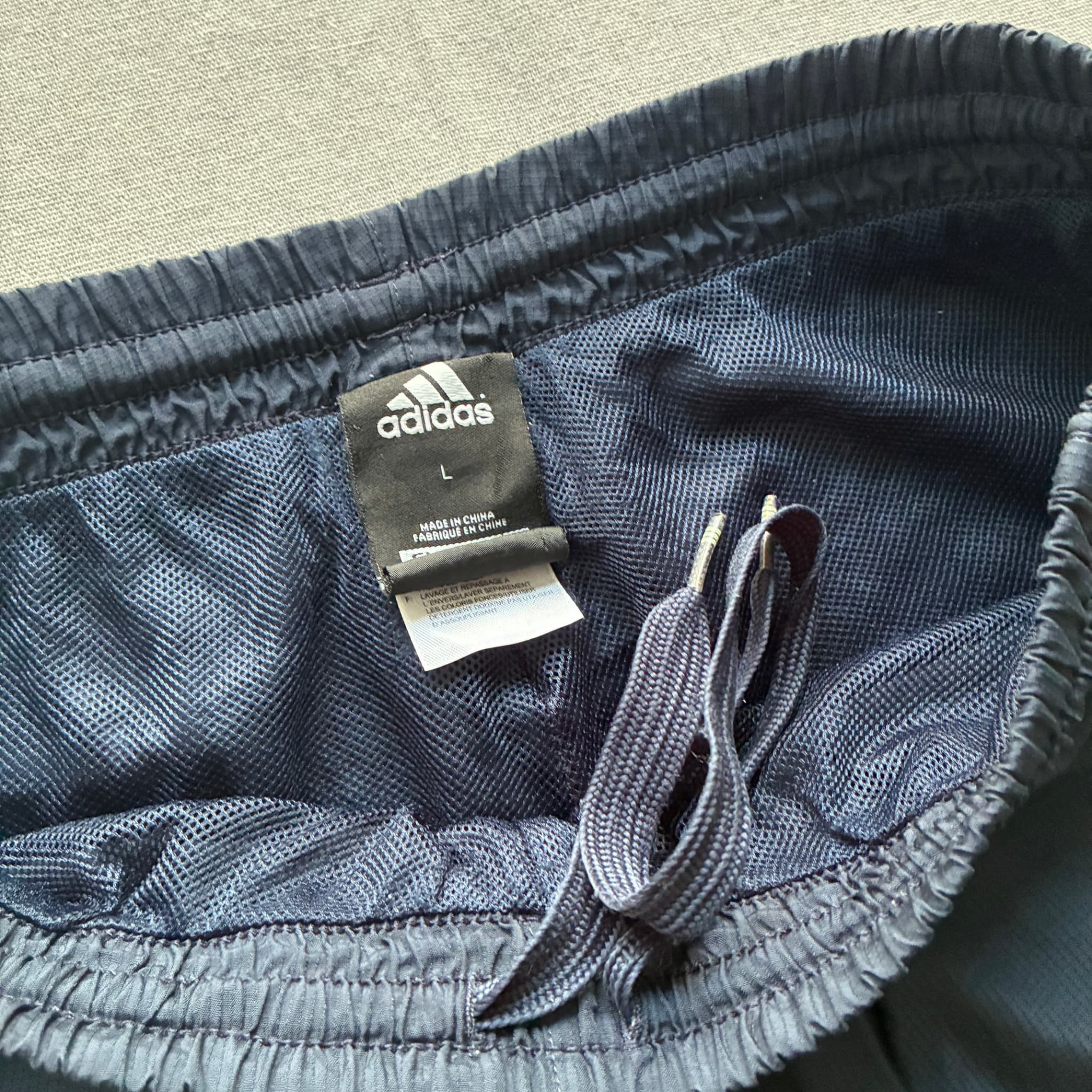 Adidas Men's Three-Stripe Ripstop Shorts Black L — photo 4 of 8