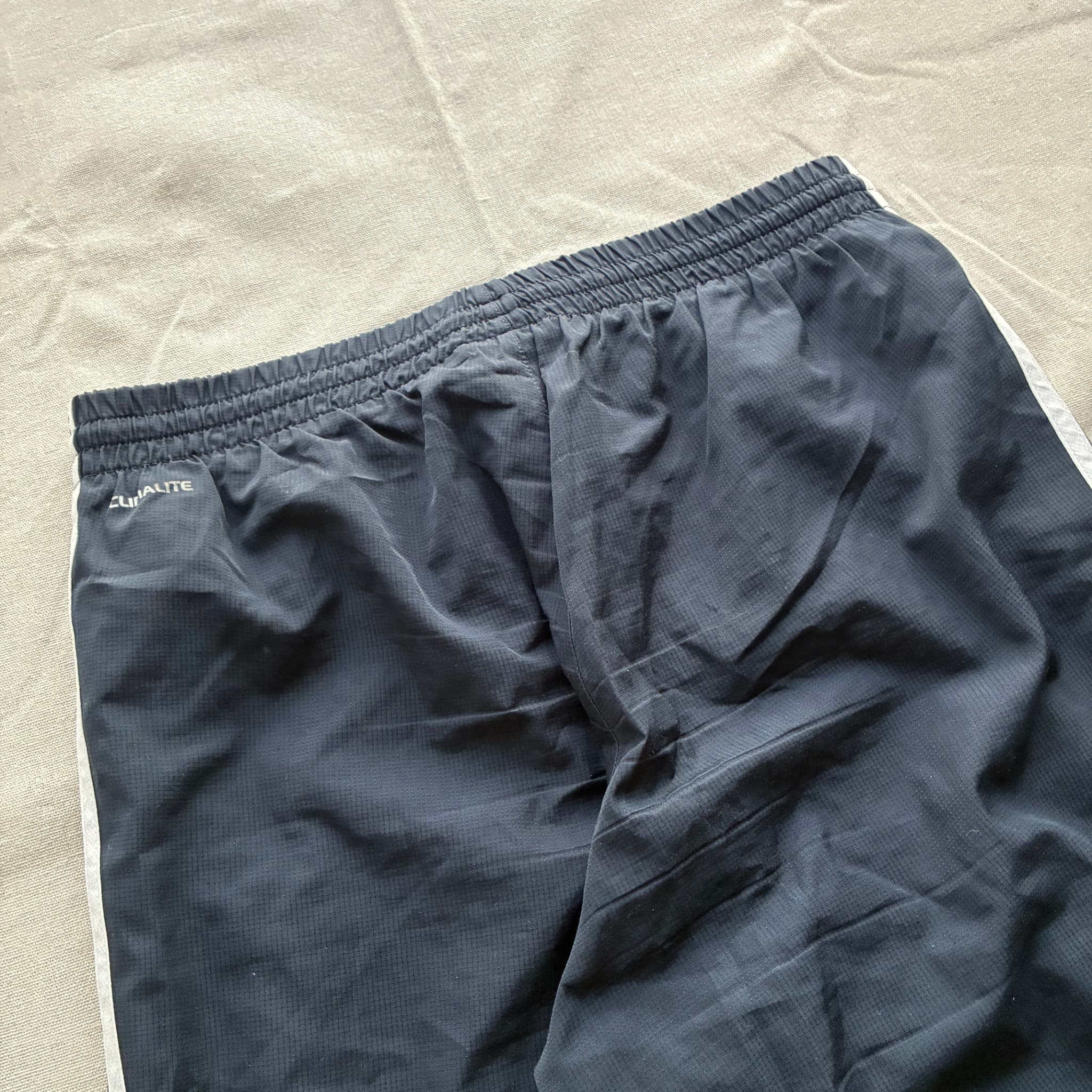 Adidas Men's Three-Stripe Ripstop Shorts Black L — photo 6 of 8