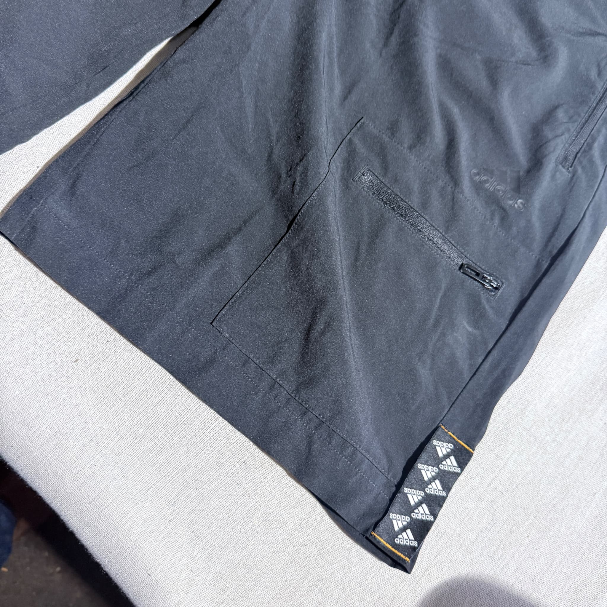 Adidas Men's Training Shorts Black With Large Logo Size M — photo 2 of 5