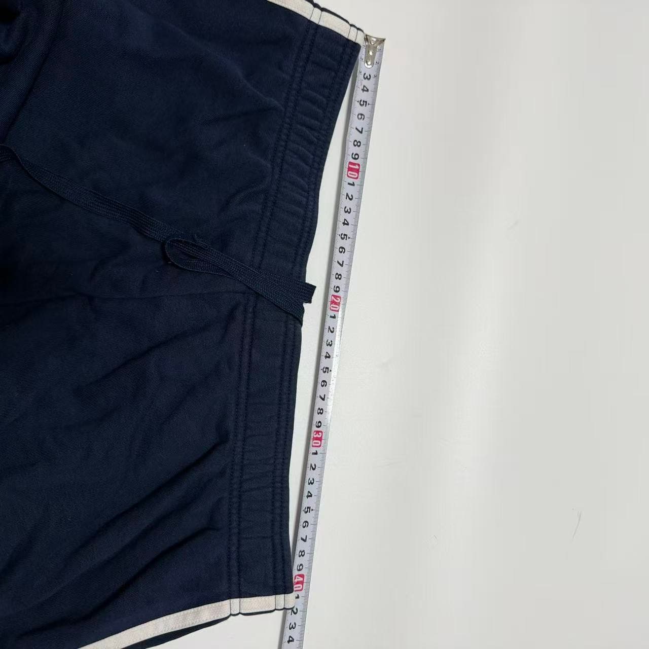 Adidas Navy Blue 3-Stripe Fleece Sweatpants — photo 5 of 9