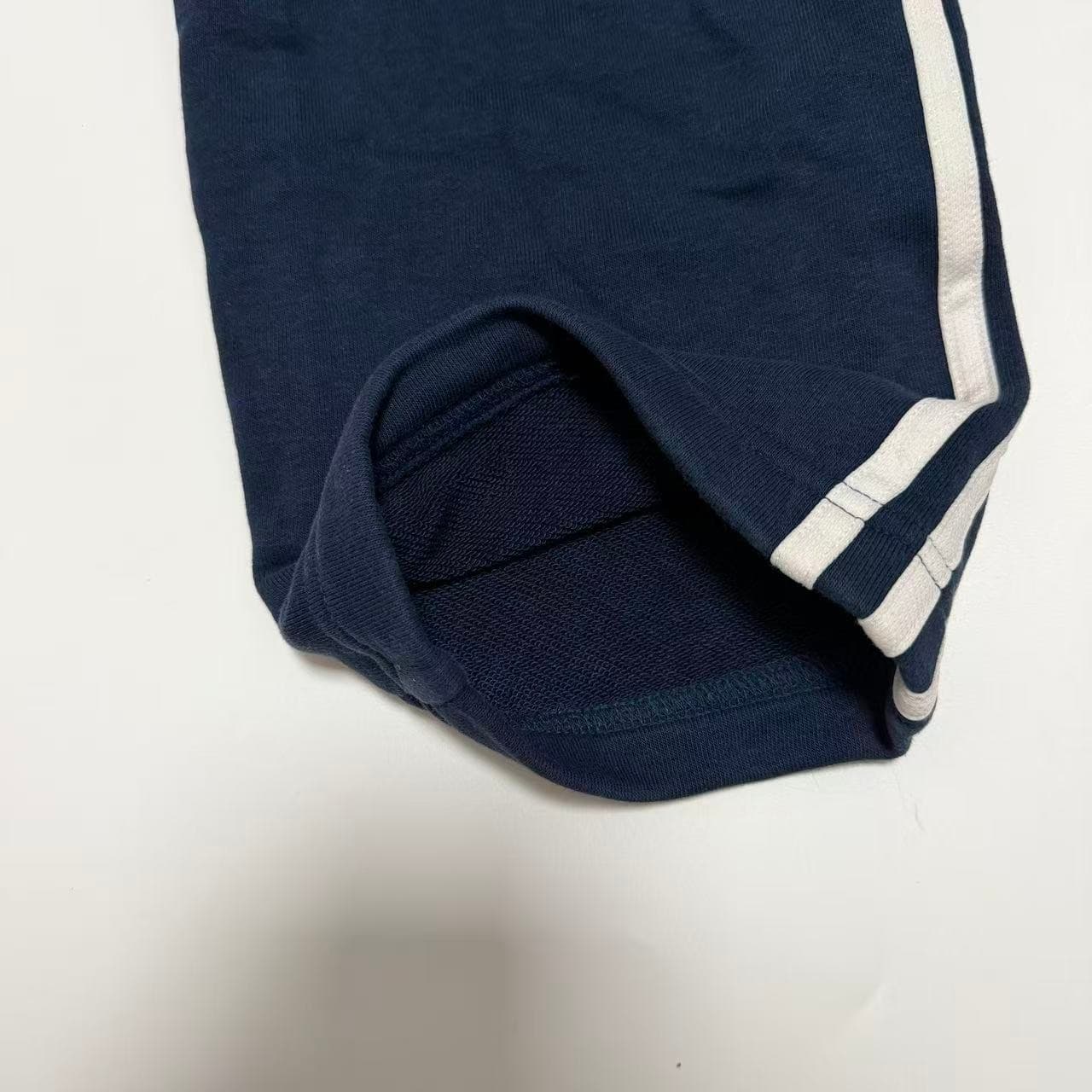 Adidas Navy Blue 3-Stripe Fleece Sweatpants — photo 7 of 9