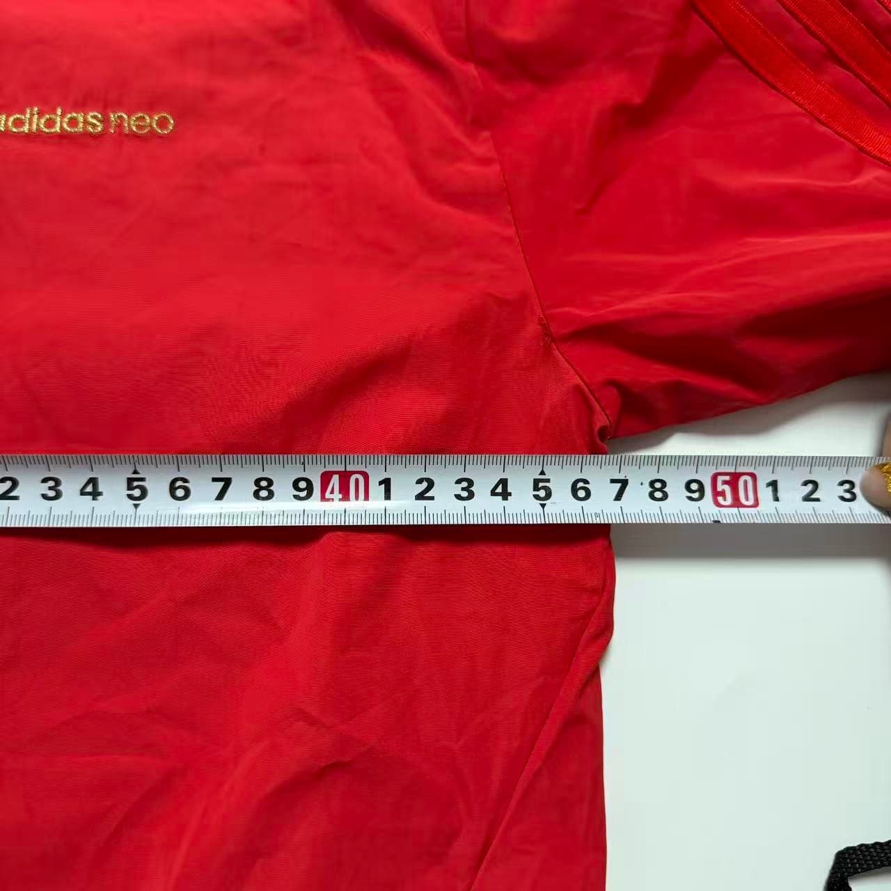 adidas neo Neo Red Bomber Track Jacket — photo 5 of 8