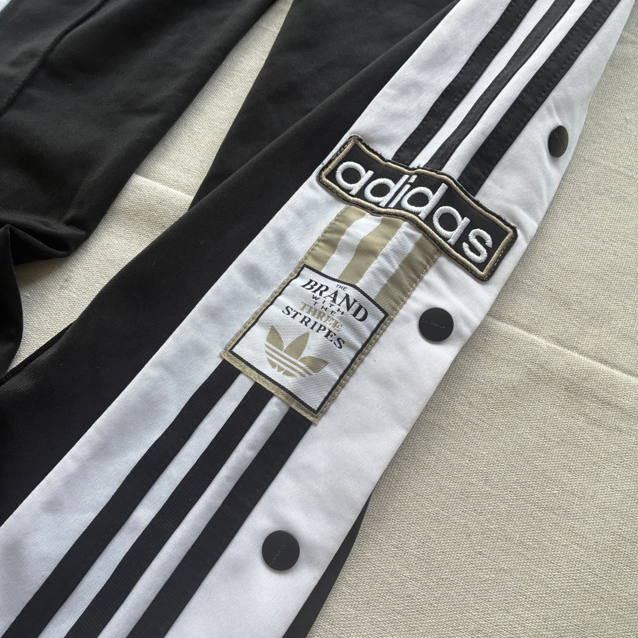 Adidas Originals 3 Stripes Track Pants Black Size 8 — photo 2 of 6