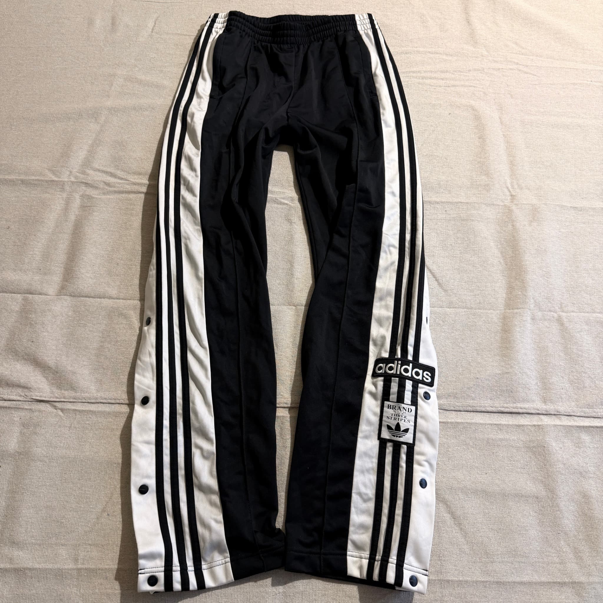 Adidas Originals Adibreak Track Pants Black White — photo 2 of 9