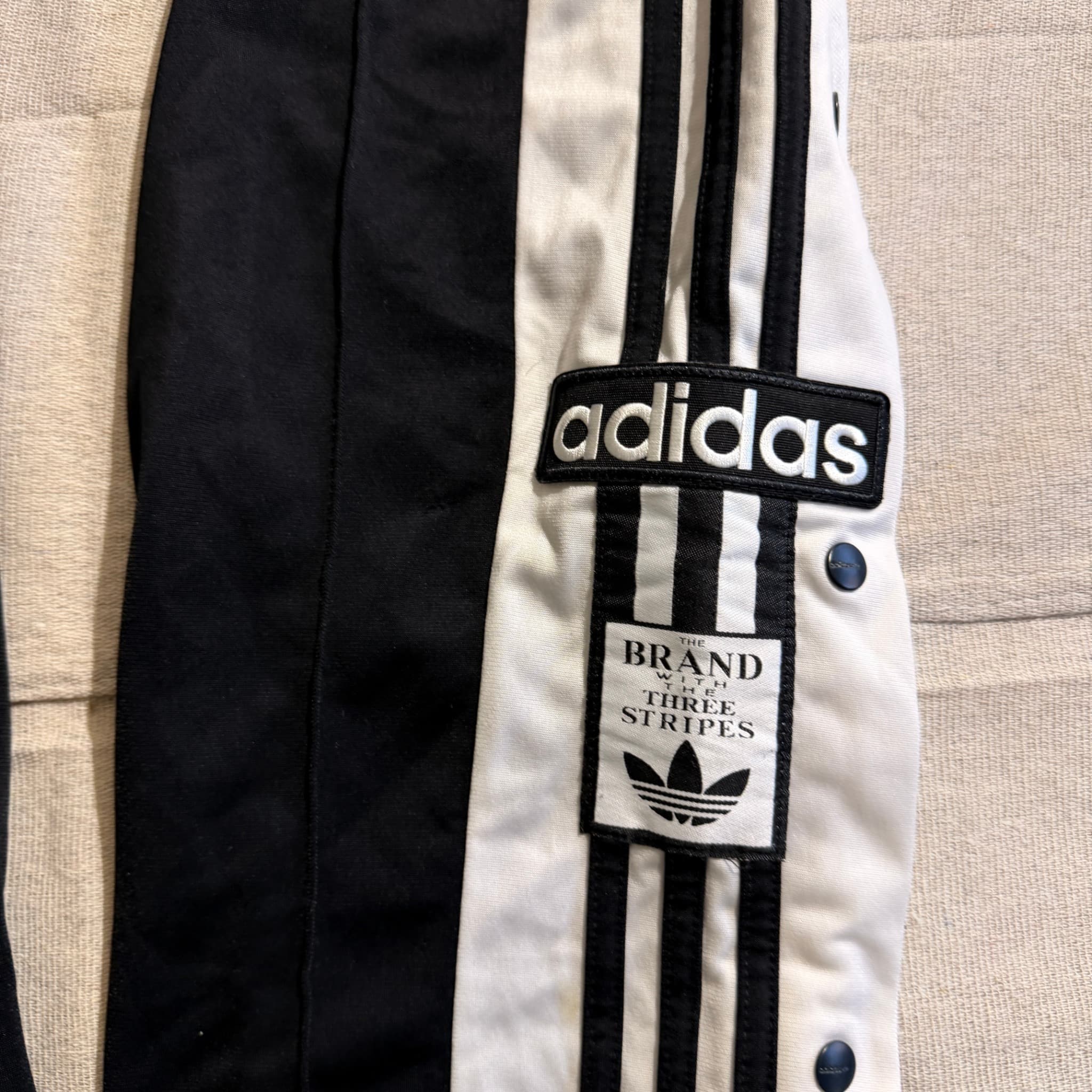 Adidas Originals Adibreak Track Pants Black White — photo 3 of 9