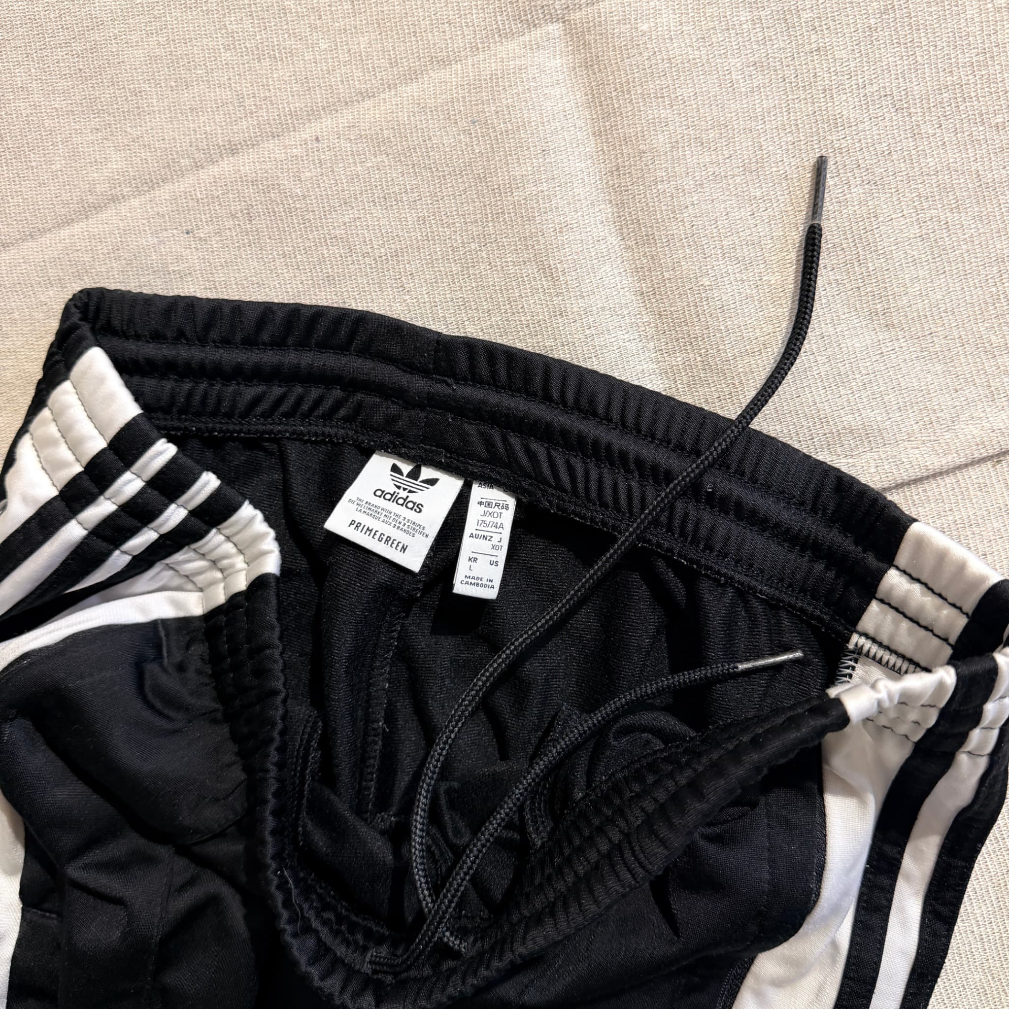 Adidas Originals Adibreak Track Pants Black White — photo 6 of 9