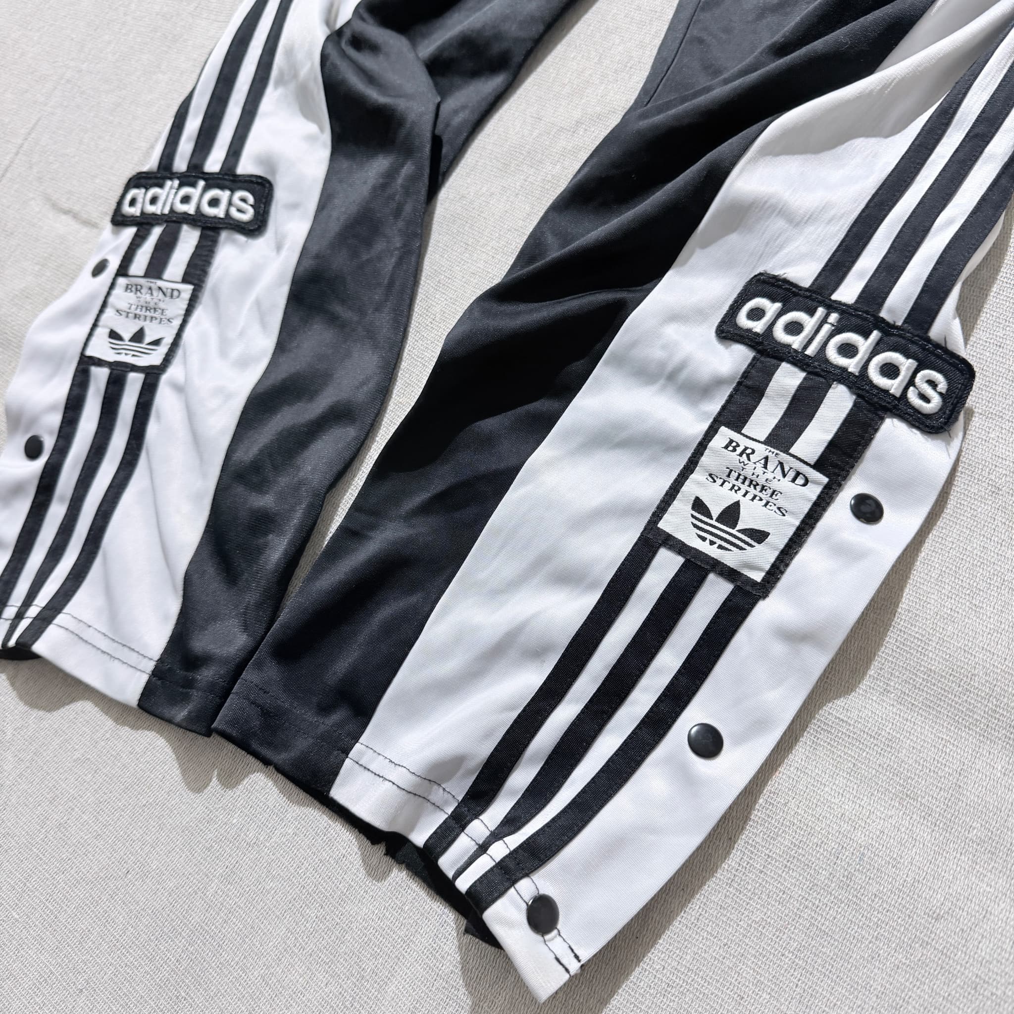 Adidas Originals Adibreak Track Pants Black White Popper Side Size M — photo 2 of 7
