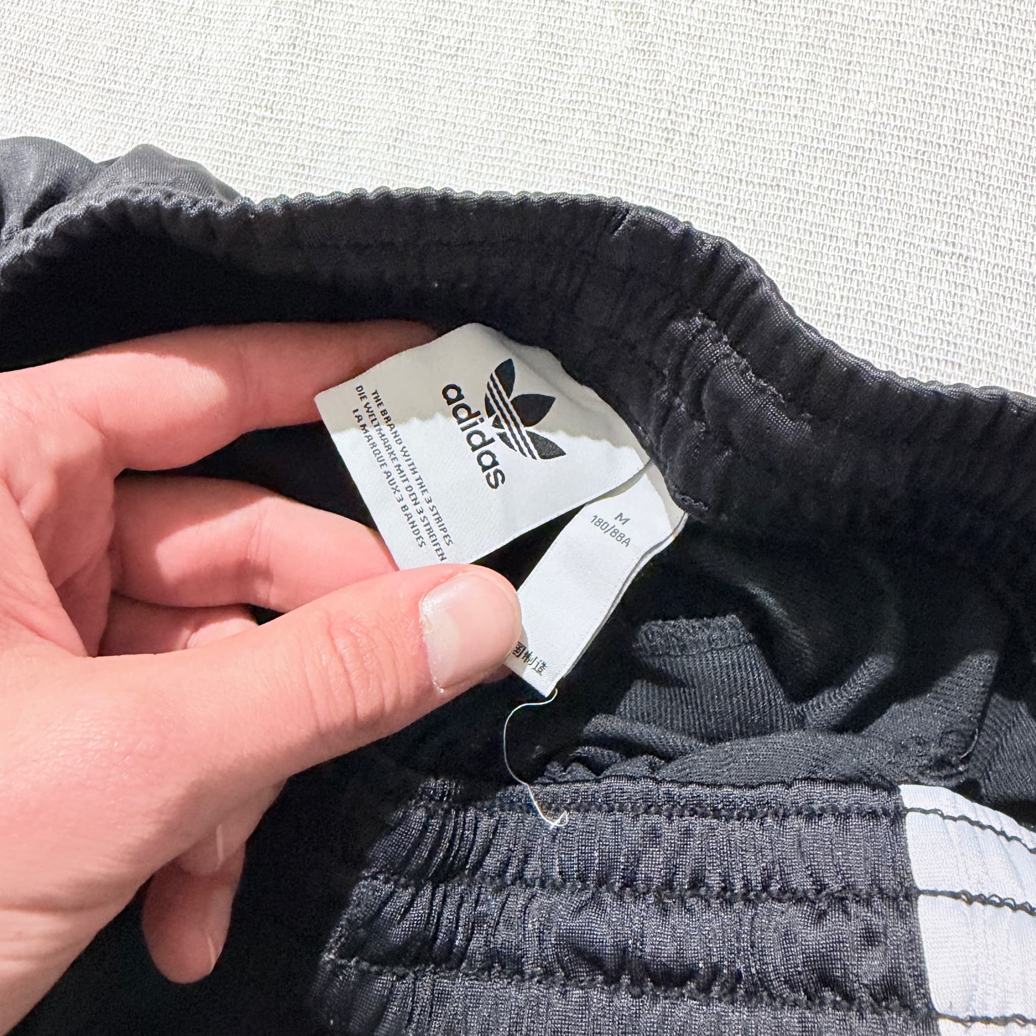 Adidas Originals Adibreak Track Pants Black White Popper Side Size M — photo 5 of 7
