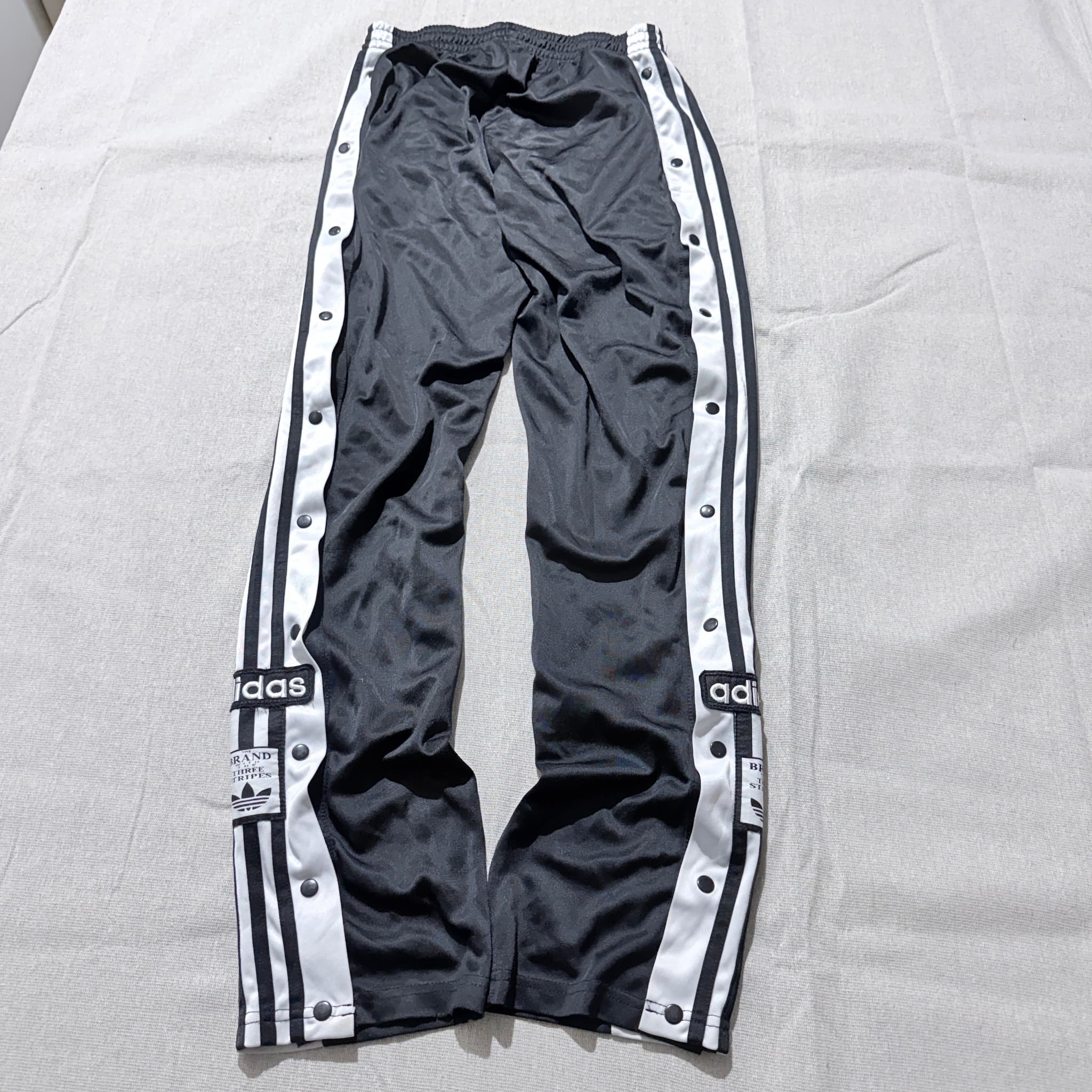 Adidas Originals Adibreak Track Pants Black White Popper Side Size M — photo 6 of 7