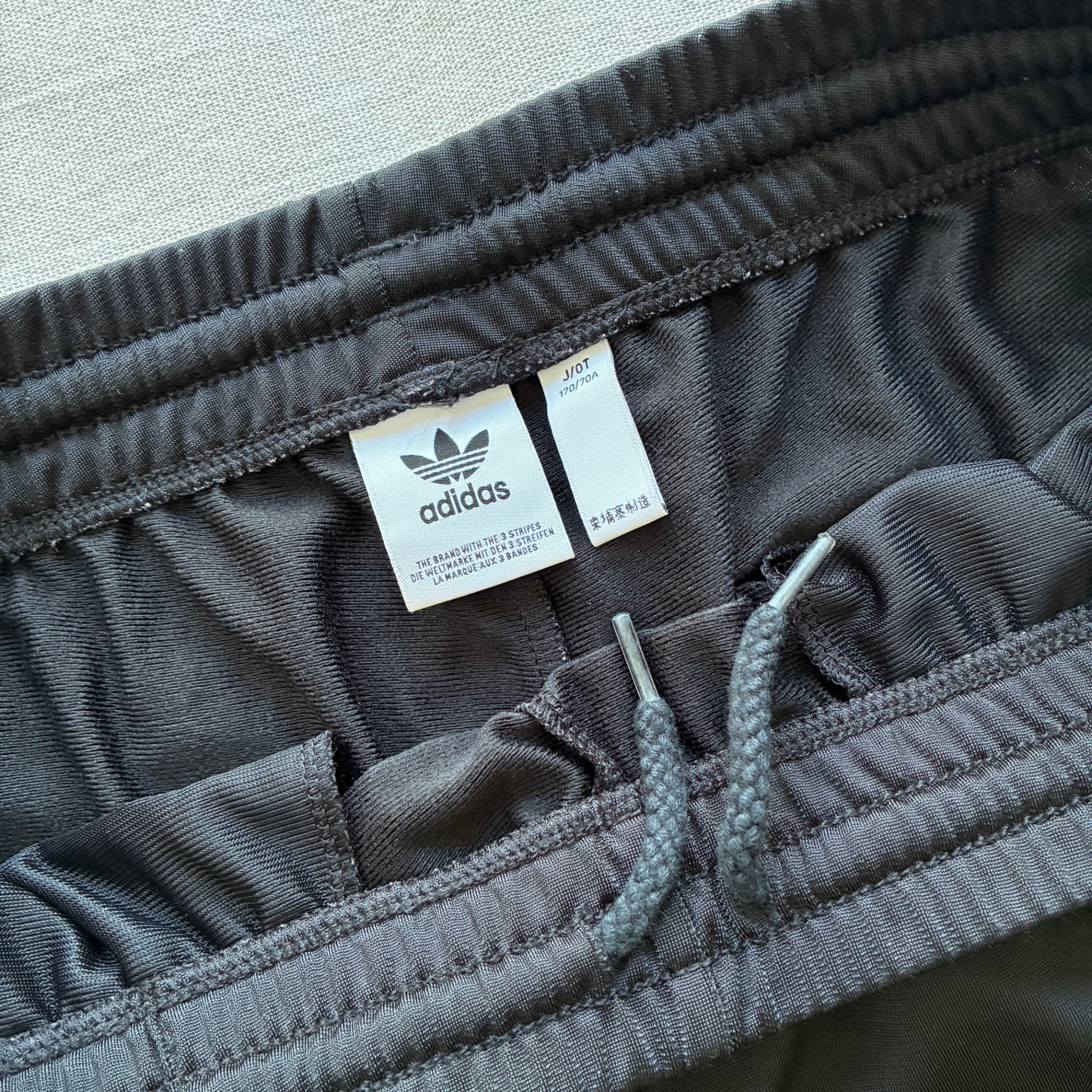 Adidas Originals Black White Snap Track Pants 2000s — photo 4 of 6