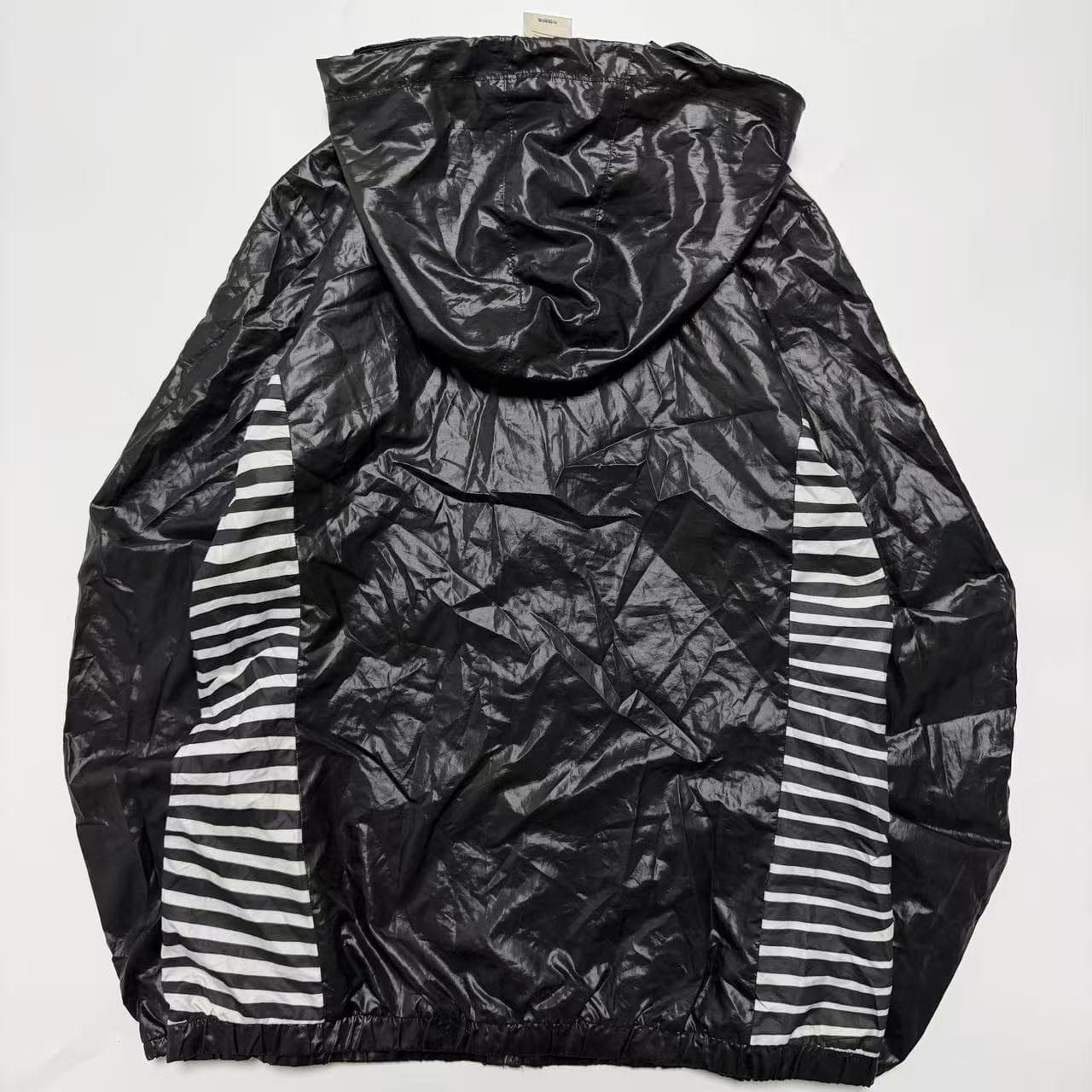 Adidas Originals Black & White Striped Windbreaker — photo 6 of 6