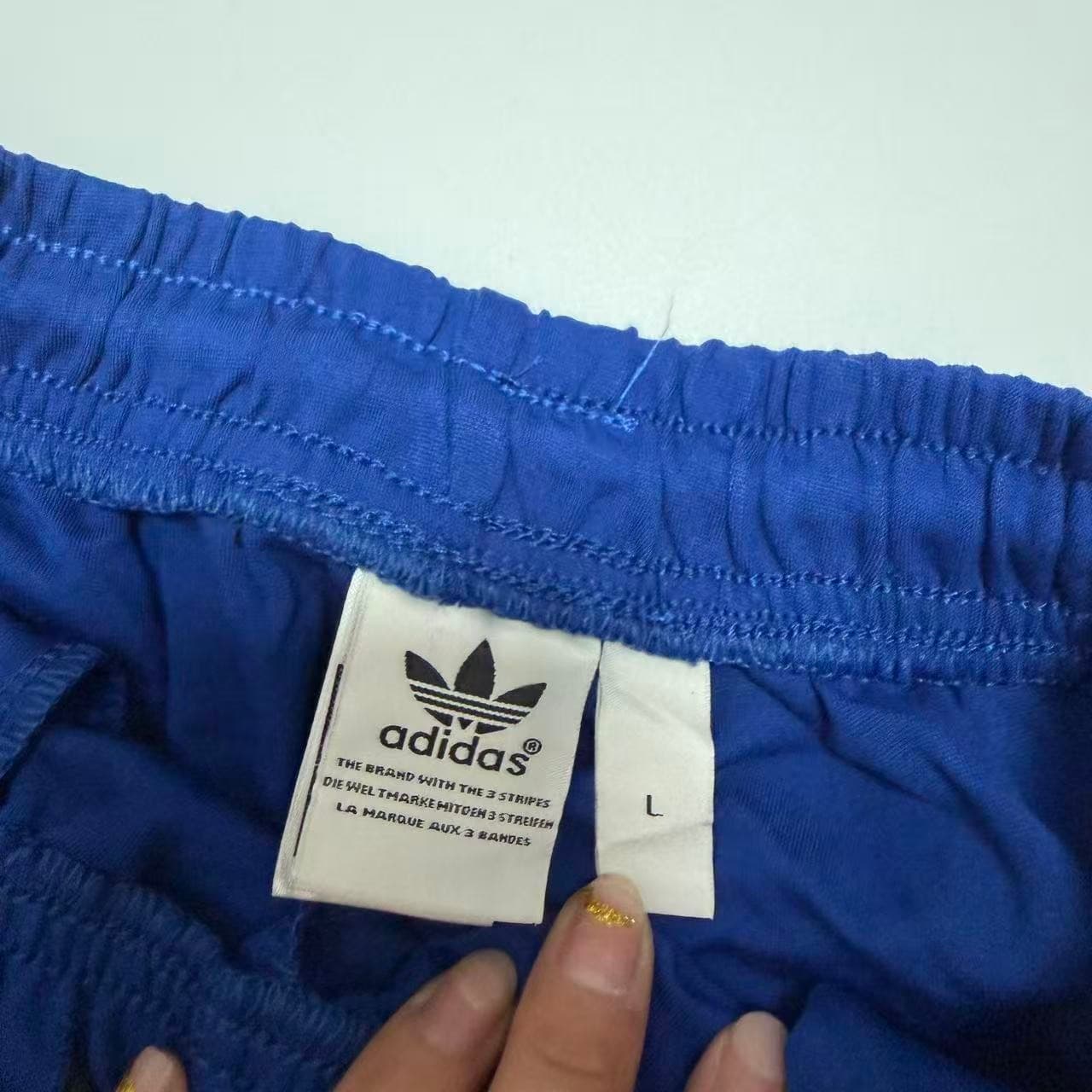 Adidas Originals Blue Track Pants Women's Size L — photo 3 of 11
