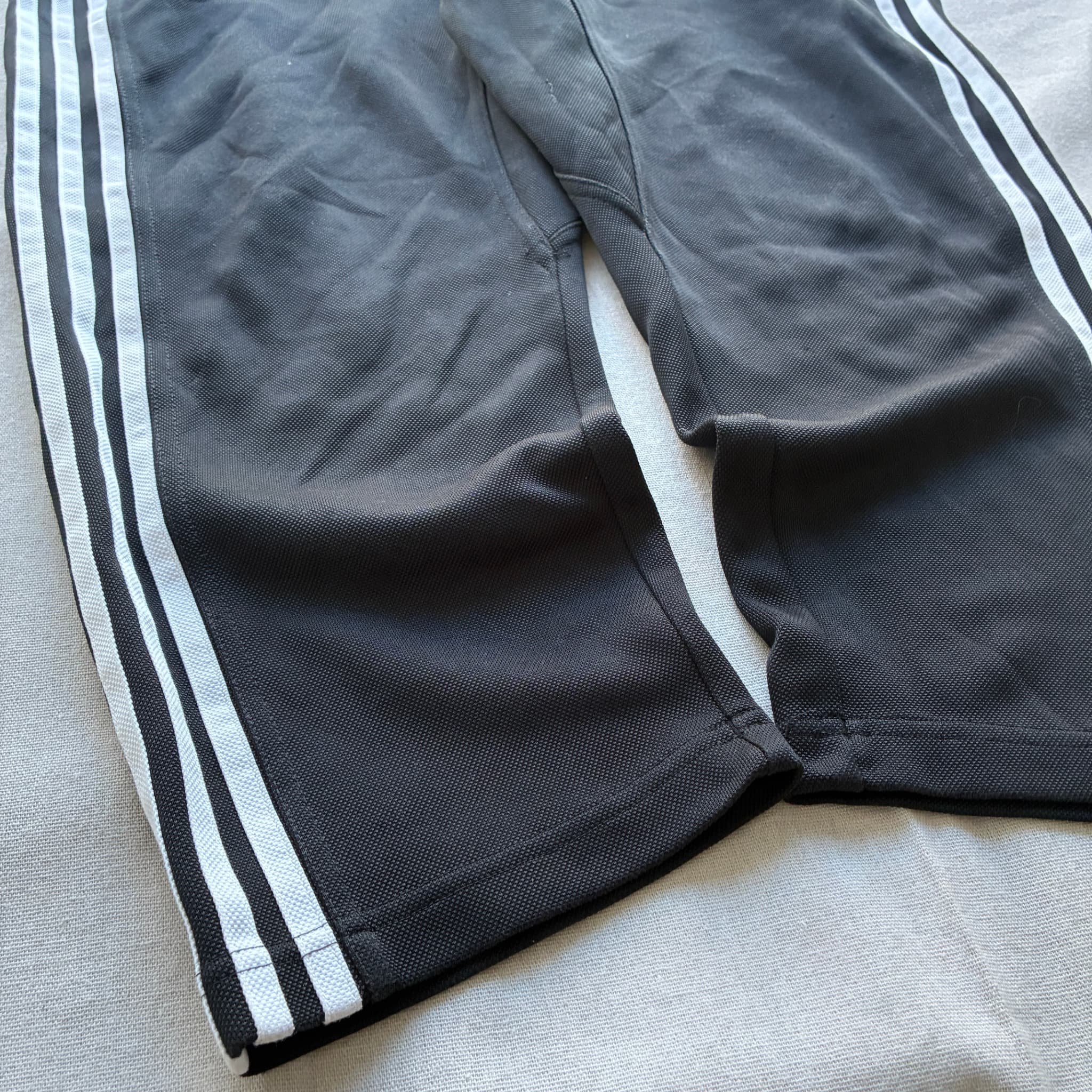 Adidas Originals Men's Black 3-Stripe Mesh Track Pants Size M — photo 2 of 6