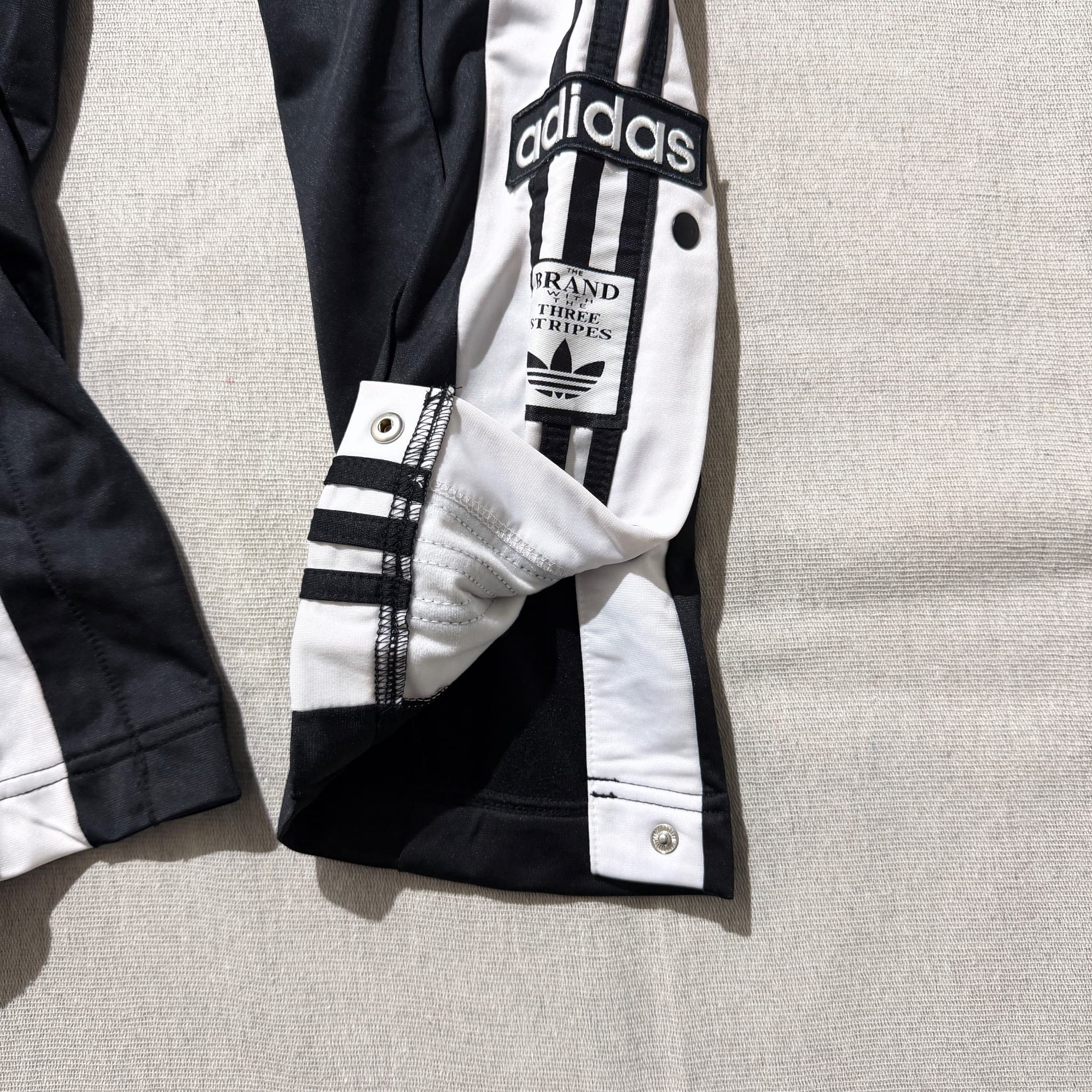 Adidas Originals Snap Track Pants Black White Unisex Size S — photo 2 of 7
