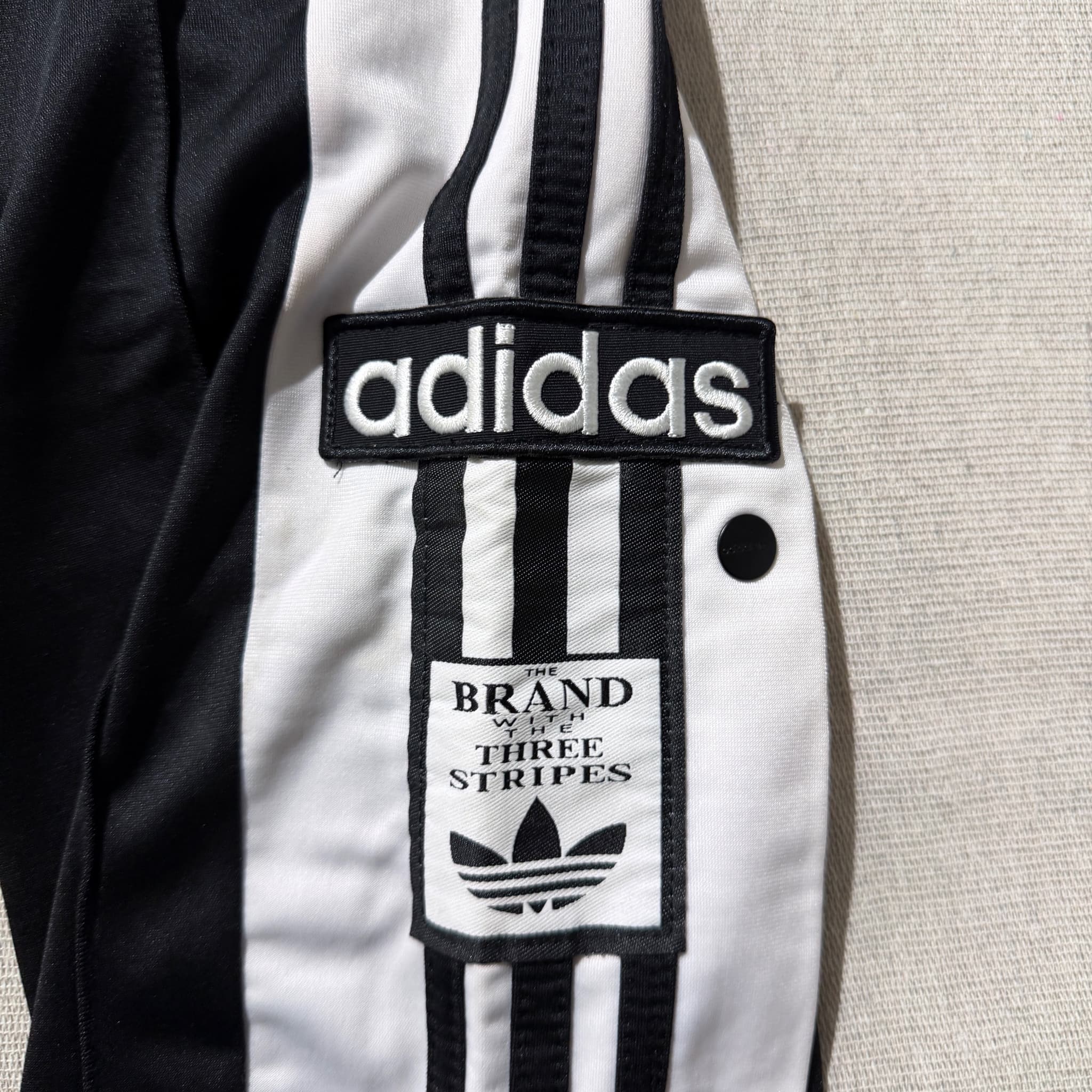 Adidas Originals Snap Track Pants Black White Unisex Size S — photo 3 of 7