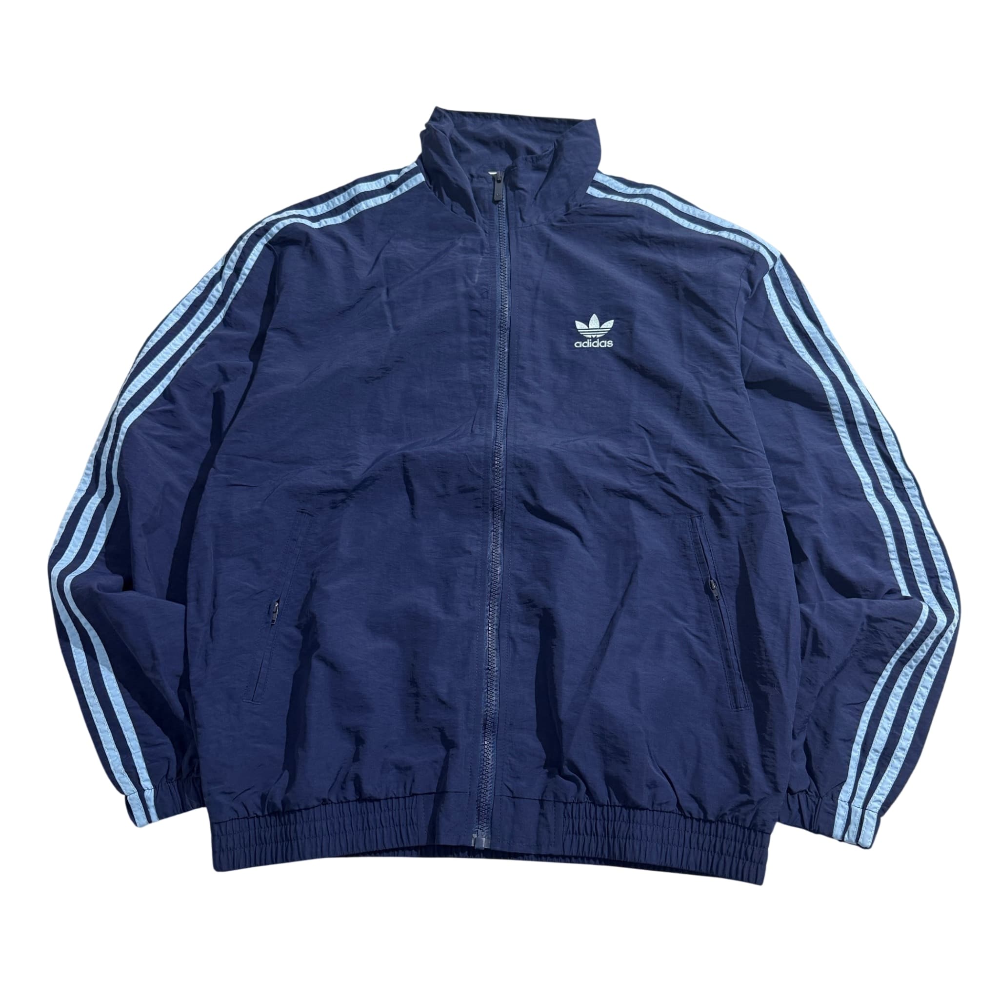 Adidas Originals Trefoil Track Jacket Navy Blue Light Blue — photo 1 of 6