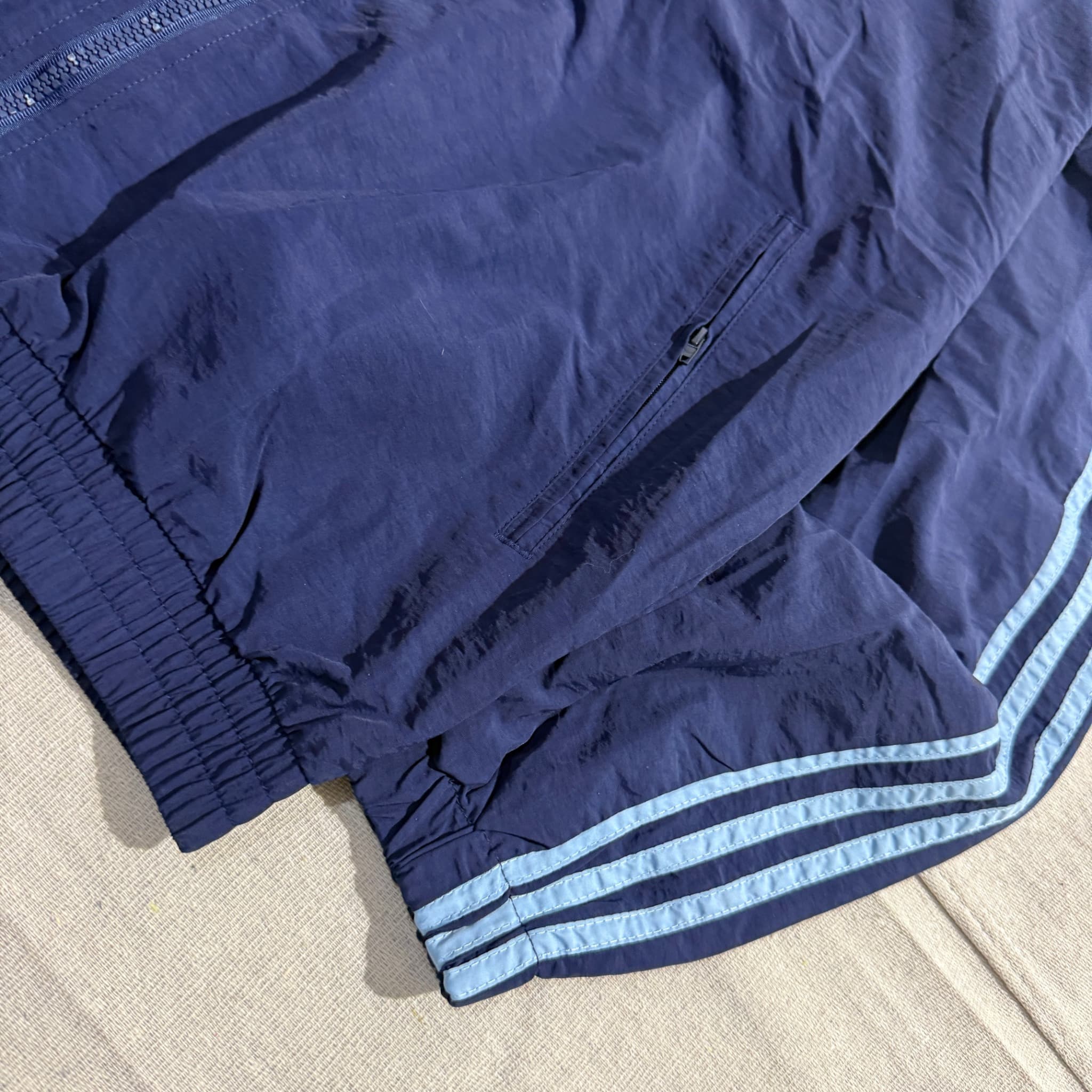 Adidas Originals Trefoil Track Jacket Navy Blue Light Blue — photo 2 of 6