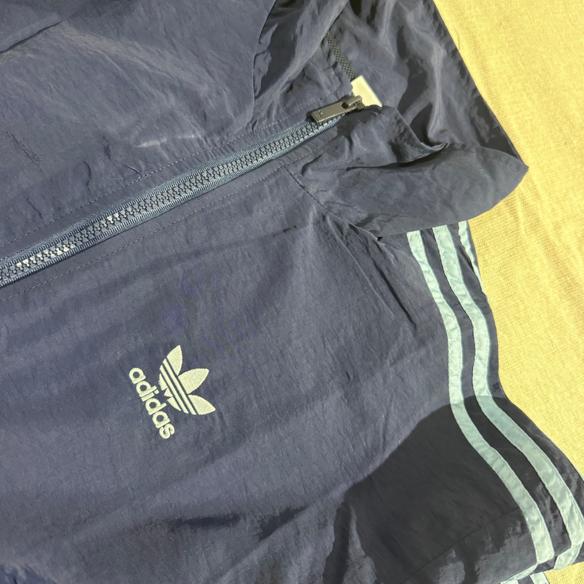 Adidas Originals Trefoil Track Jacket Navy Blue Light Blue — photo 3 of 6