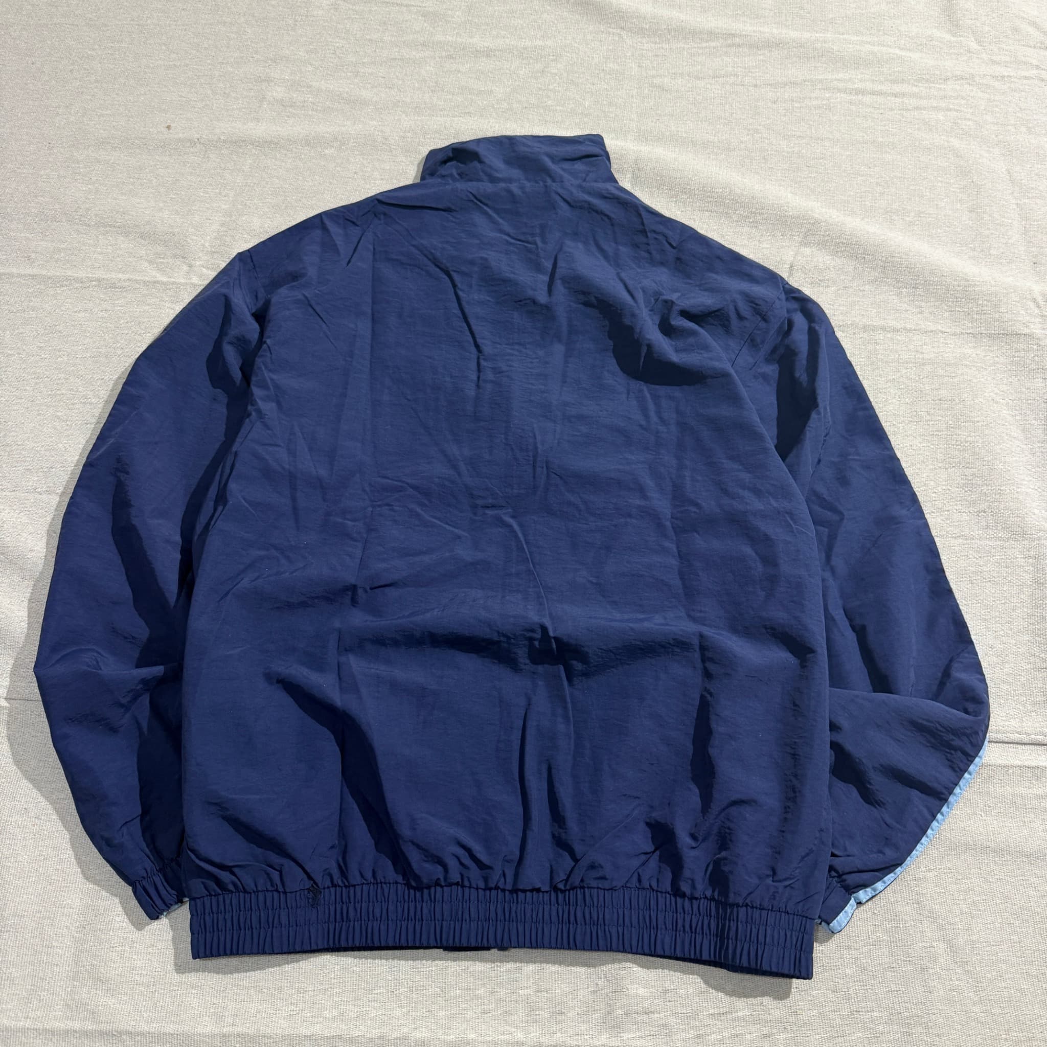 Adidas Originals Trefoil Track Jacket Navy Blue Light Blue — photo 5 of 6