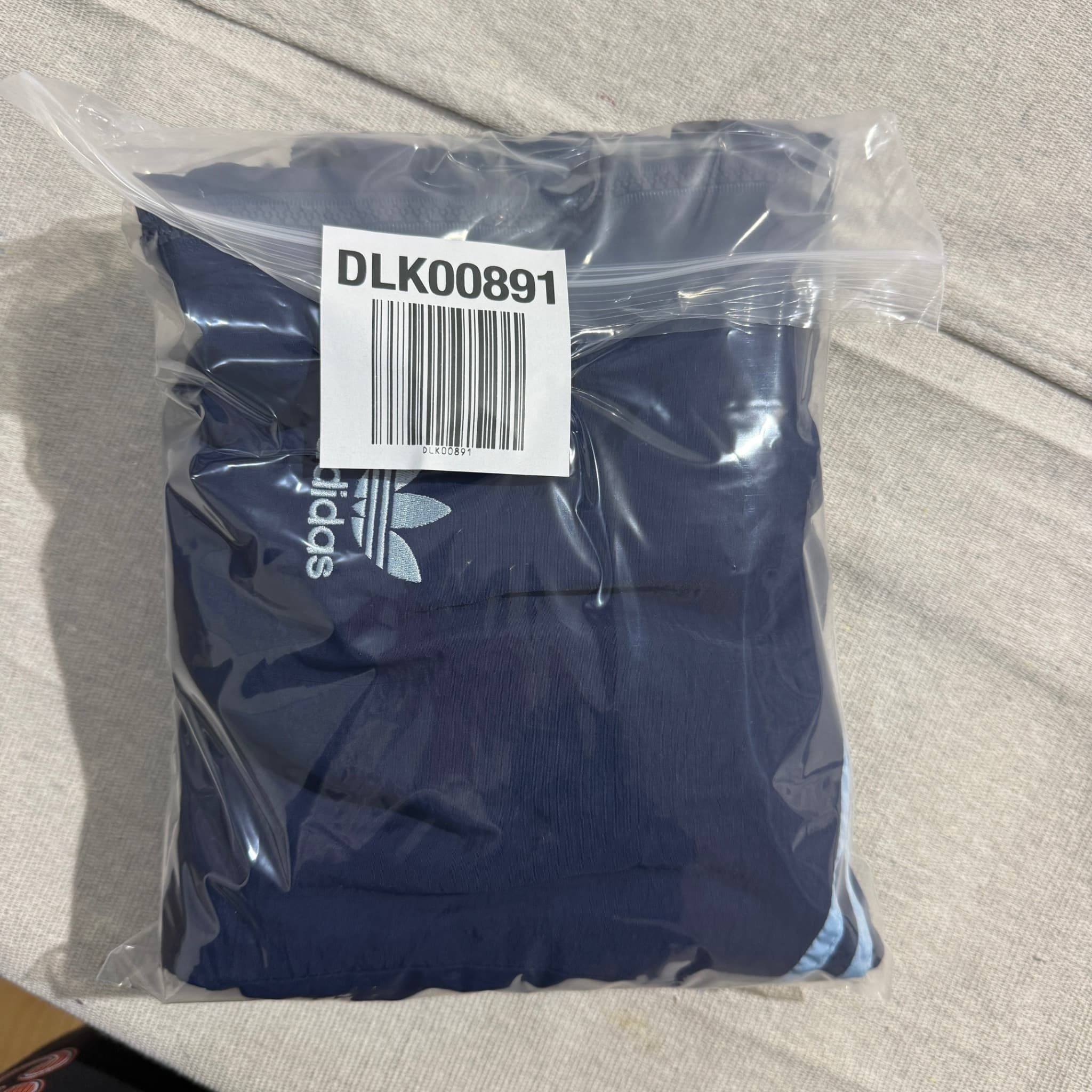 Adidas Originals Trefoil Track Jacket Navy Blue Light Blue — photo 6 of 6