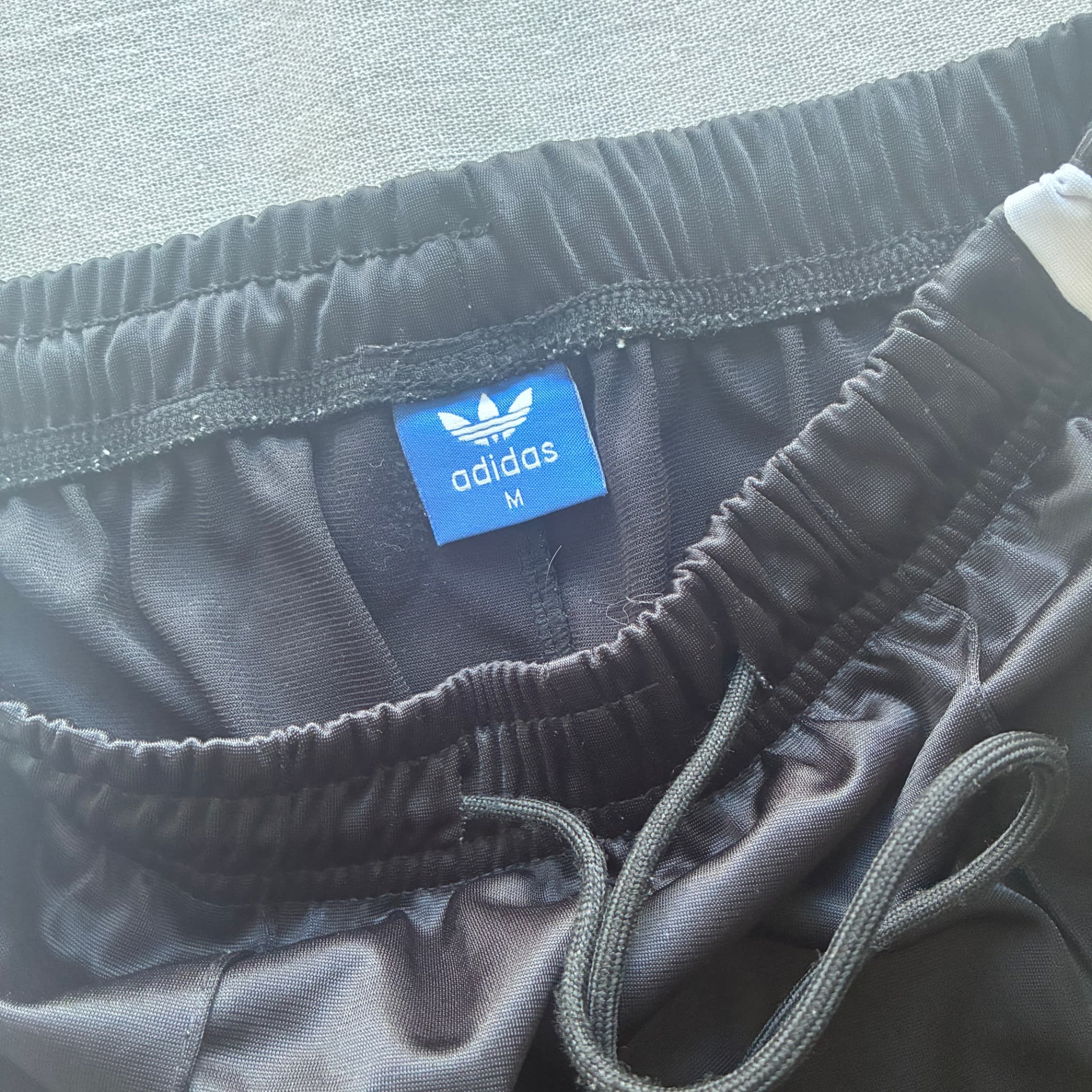 Adidas Originals Wide Leg Track Pants Black M — photo 4 of 6