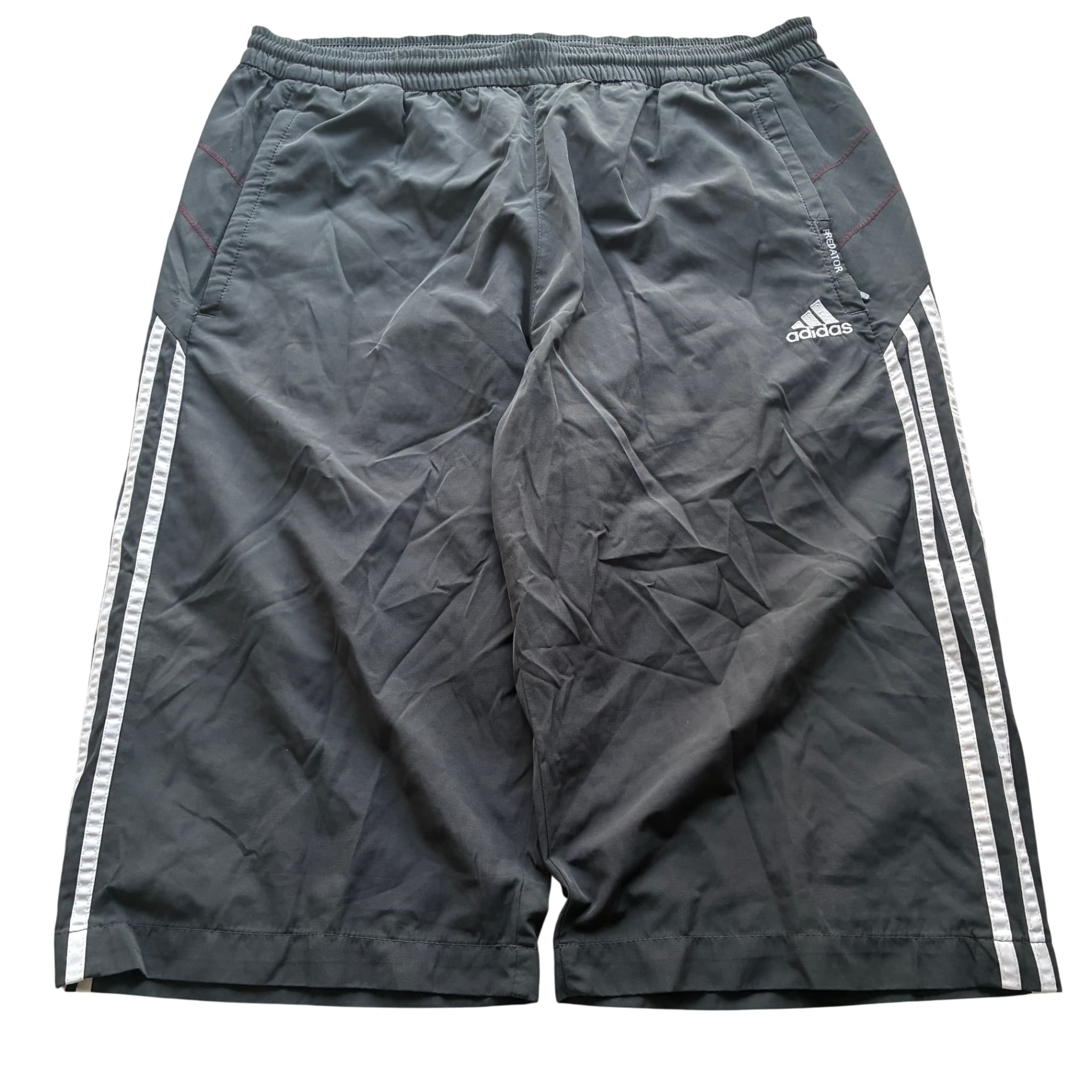 Adidas Predator Black Training Shorts With White Stripes Size XXL — photo 1 of 7