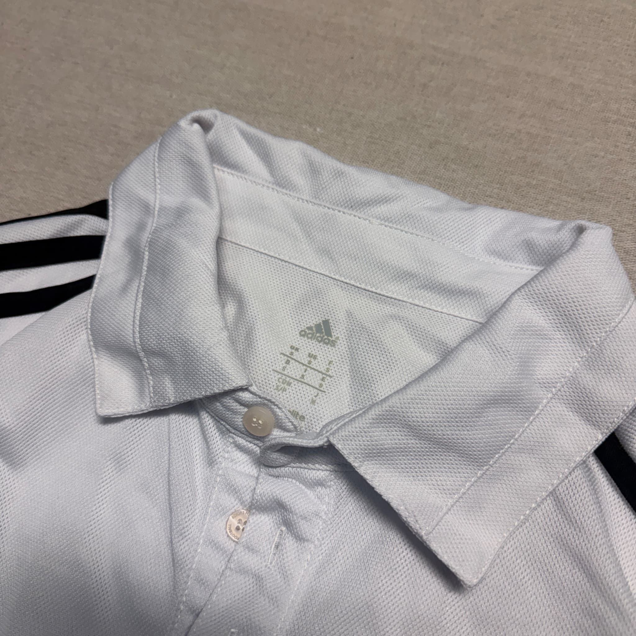 Adidas Real Madrid 2011-2012 Training Polo Shirt White Men's Size S — photo 5 of 8