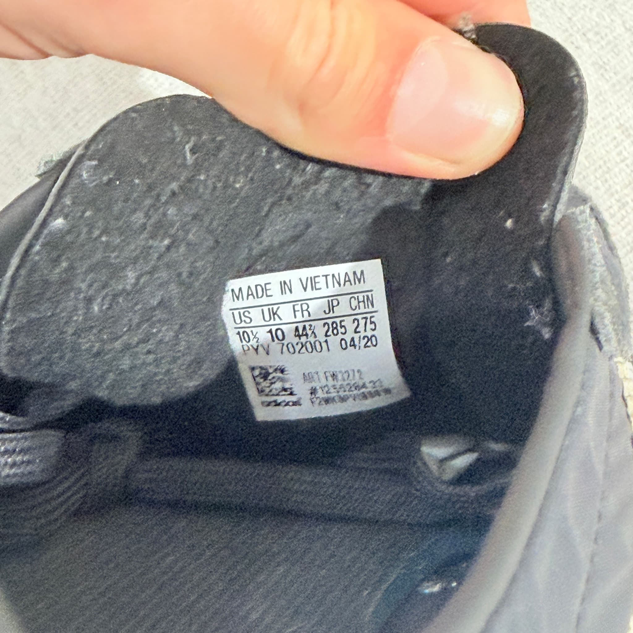 Adidas SL 72 OG Black White Sneakers Men's Size 10 UK — photo 7 of 8