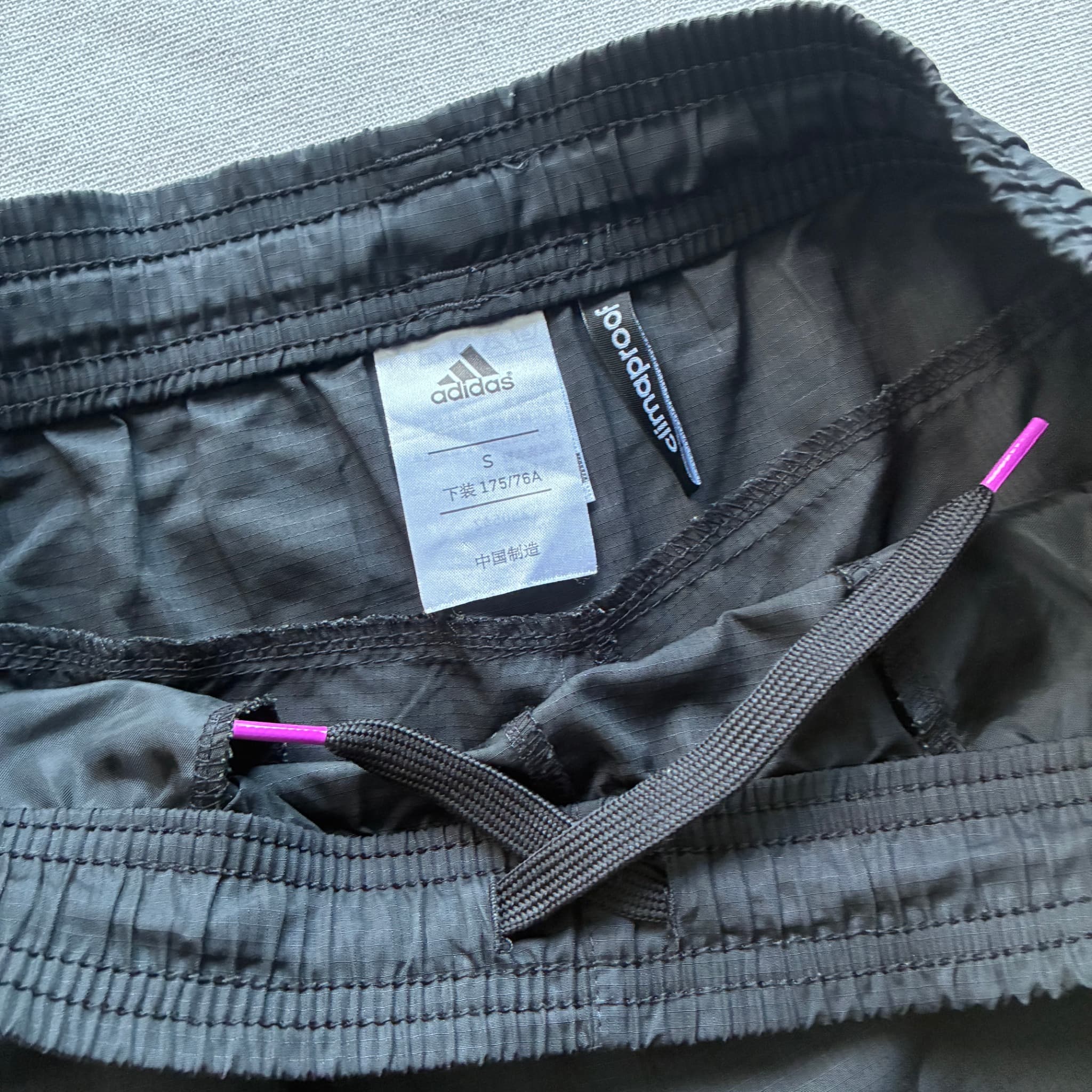 Adidas UEFA Champions League Black Nylon Track Pants Size S — photo 4 of 8