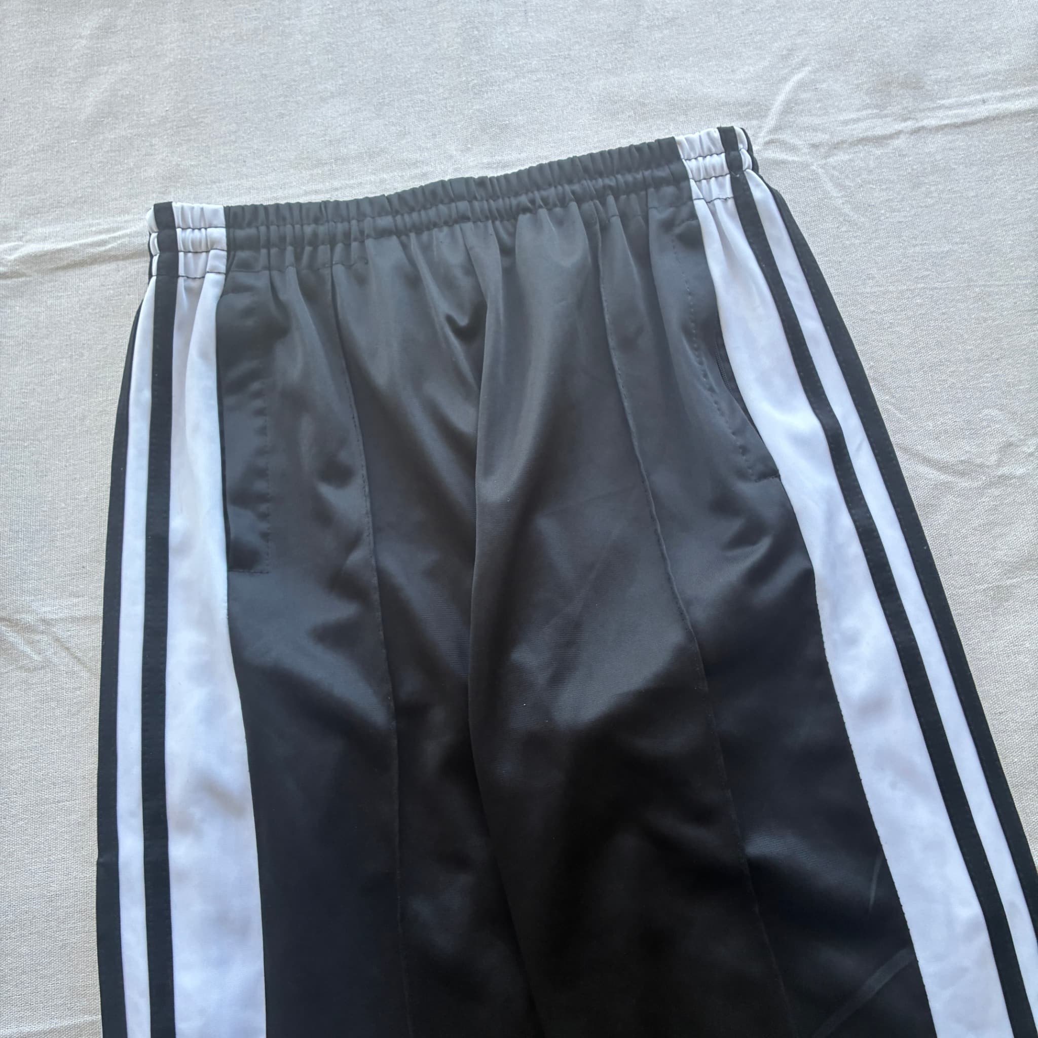 Adidas Vintage 90s Wide Leg Track Pants Black M — photo 6 of 7