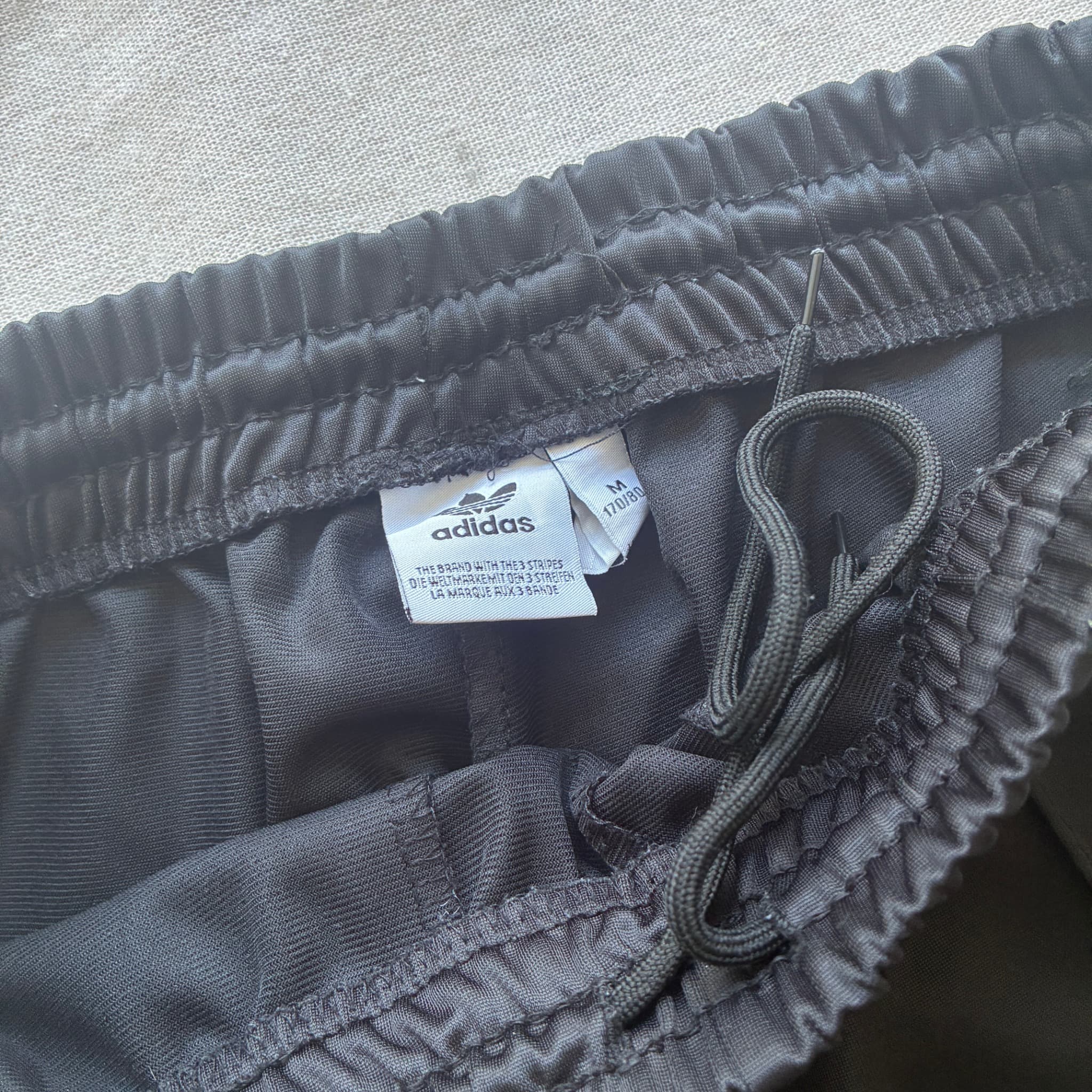 Adidas Vintage 90s Wide Leg Track Pants Black M — photo 4 of 7