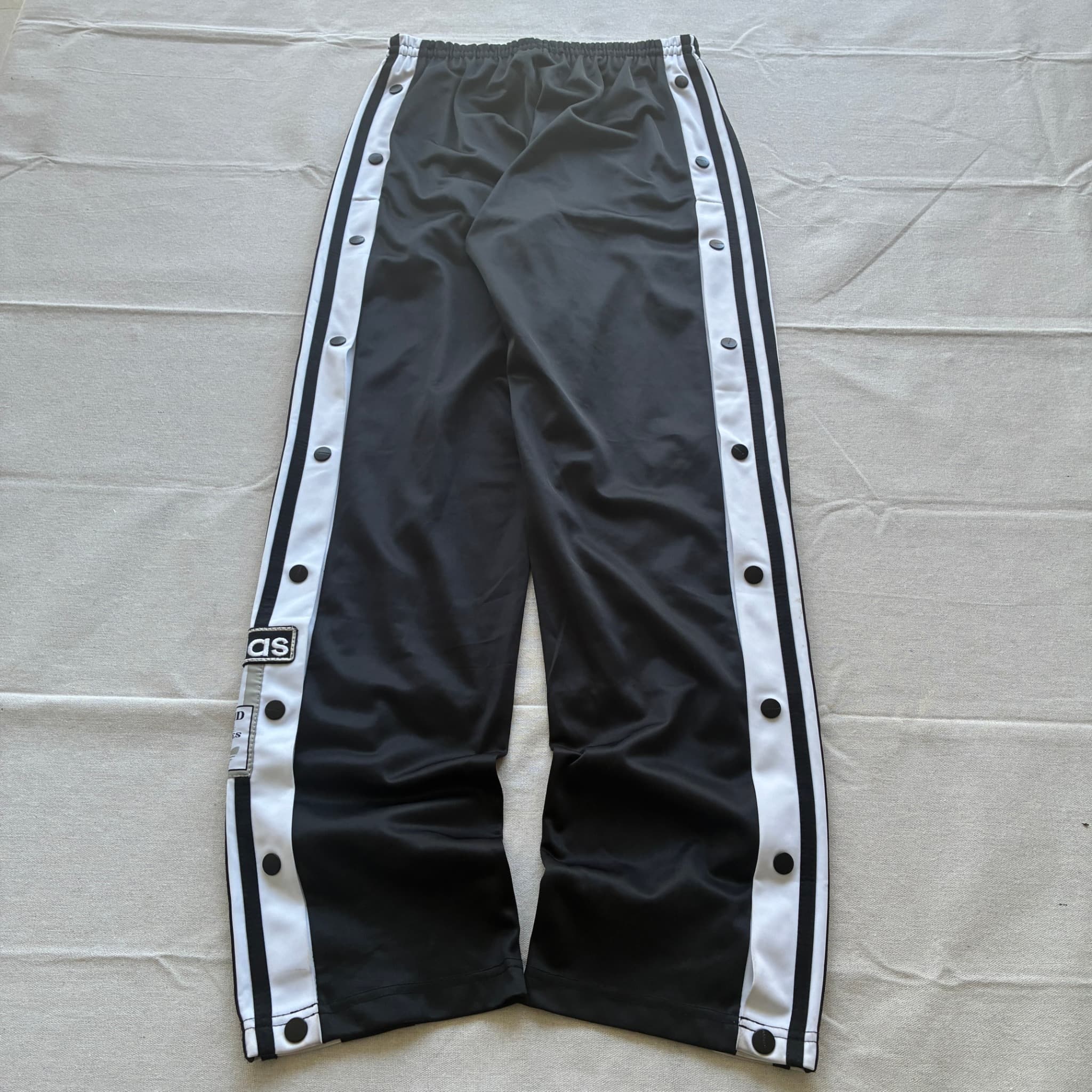 Adidas Vintage 90s Wide Leg Track Pants Black M — photo 2 of 7