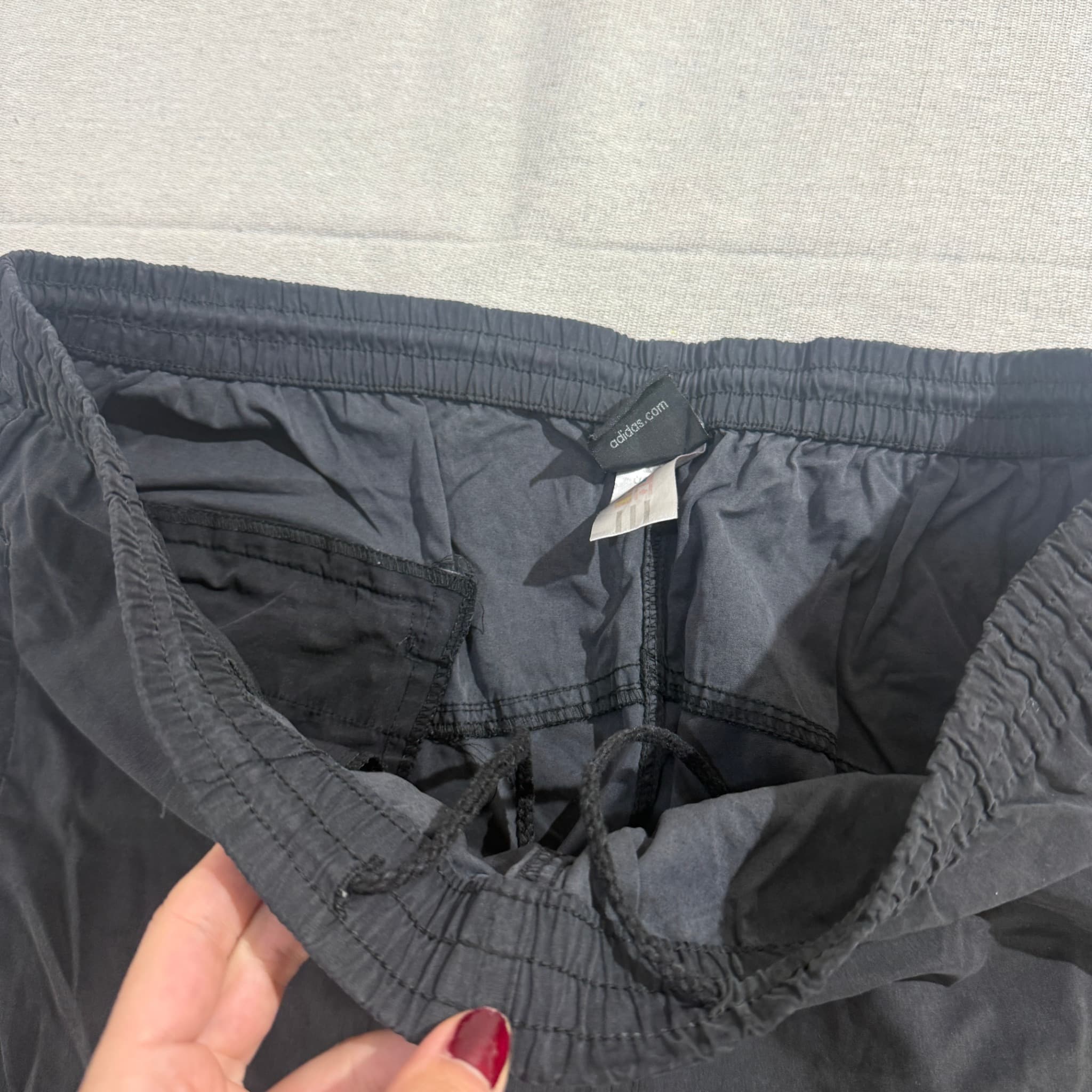 Adidas Vintage Black And Gold Three Stripe Shorts — photo 4 of 7