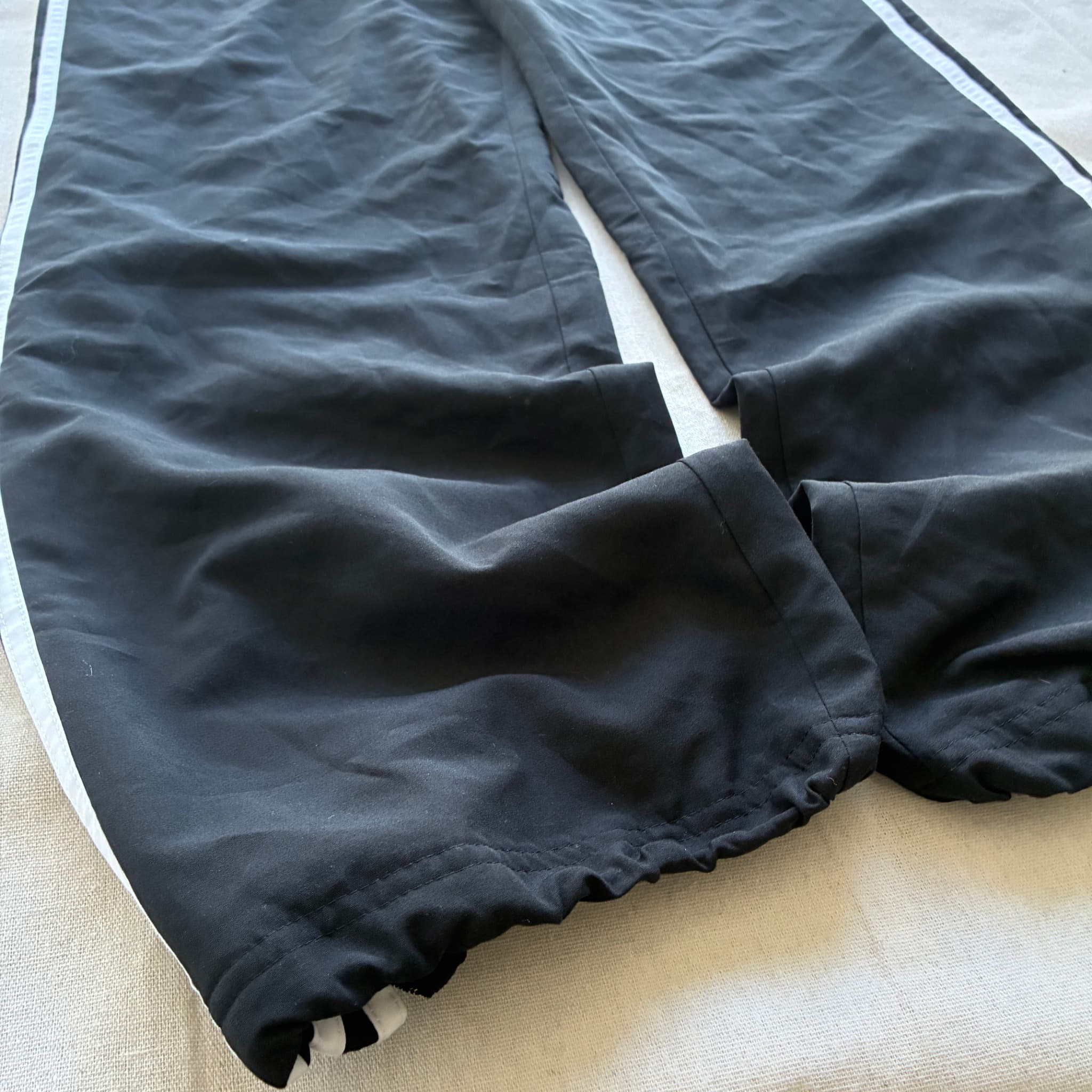 Adidas Vintage Black and White Track Pants XL — photo 3 of 7