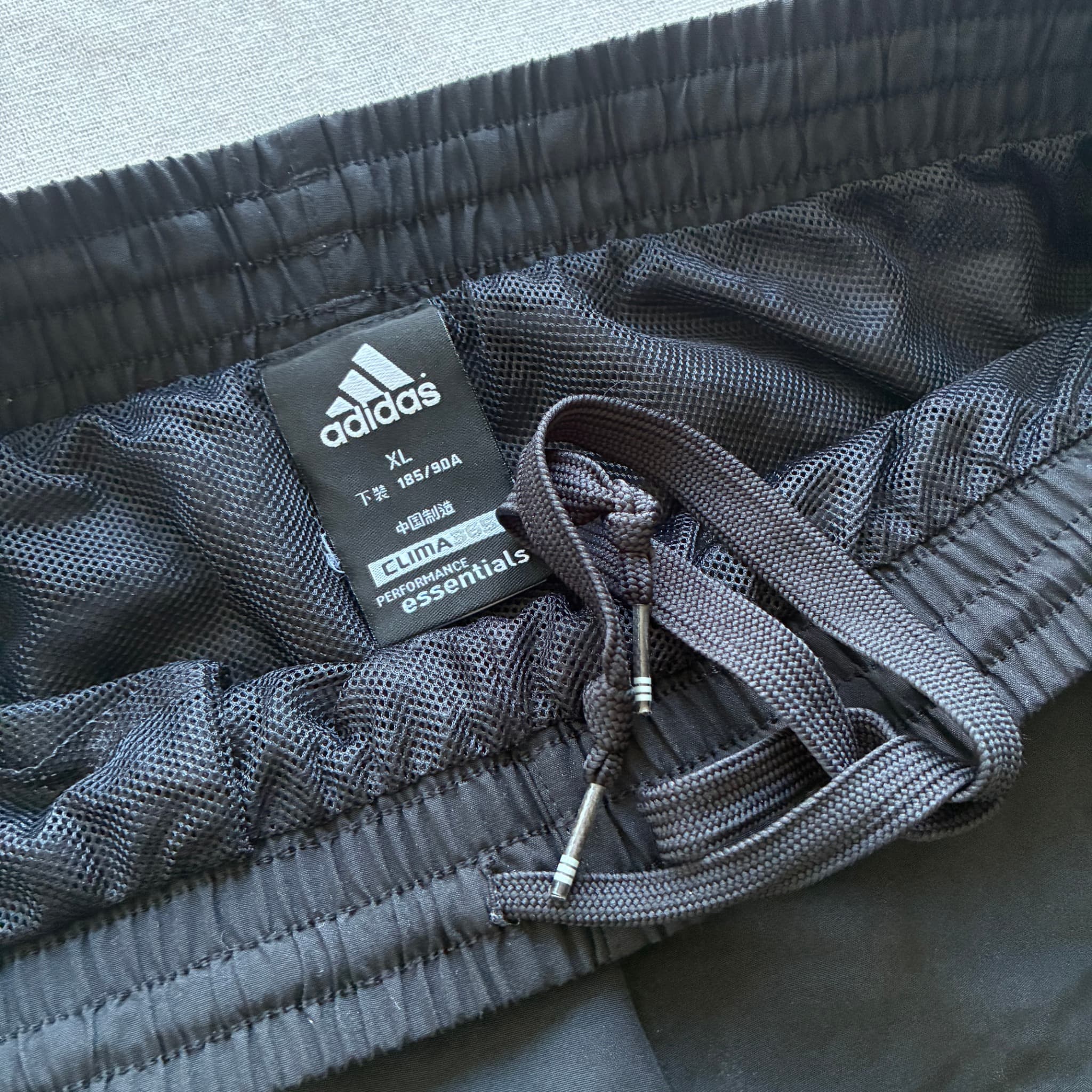 Adidas Vintage Black and White Track Pants XL — photo 5 of 7