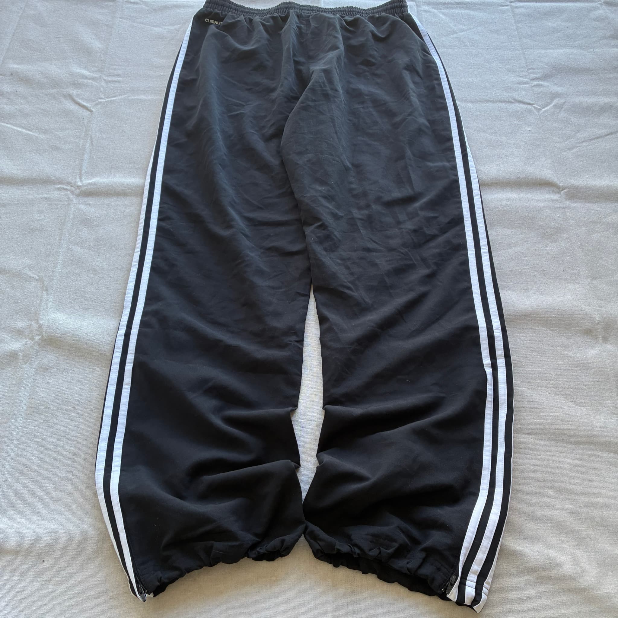 Adidas Vintage Black and White Track Pants XL — photo 2 of 7