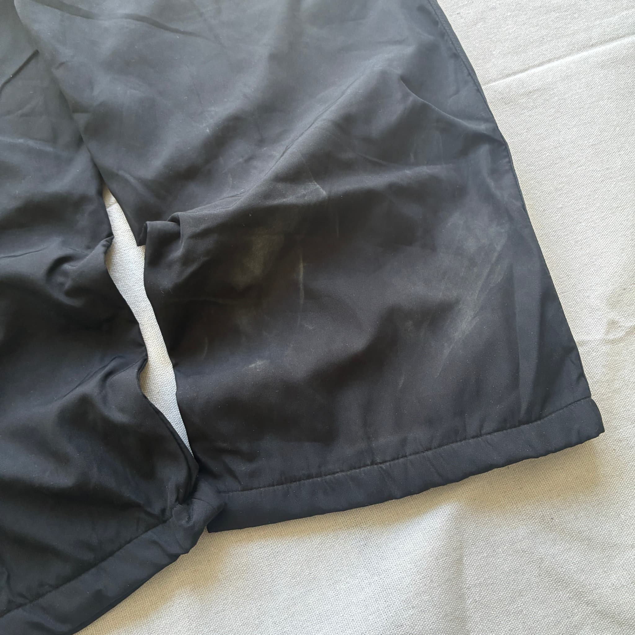 Adidas Vintage Black Nylon Track Pants — photo 5 of 7