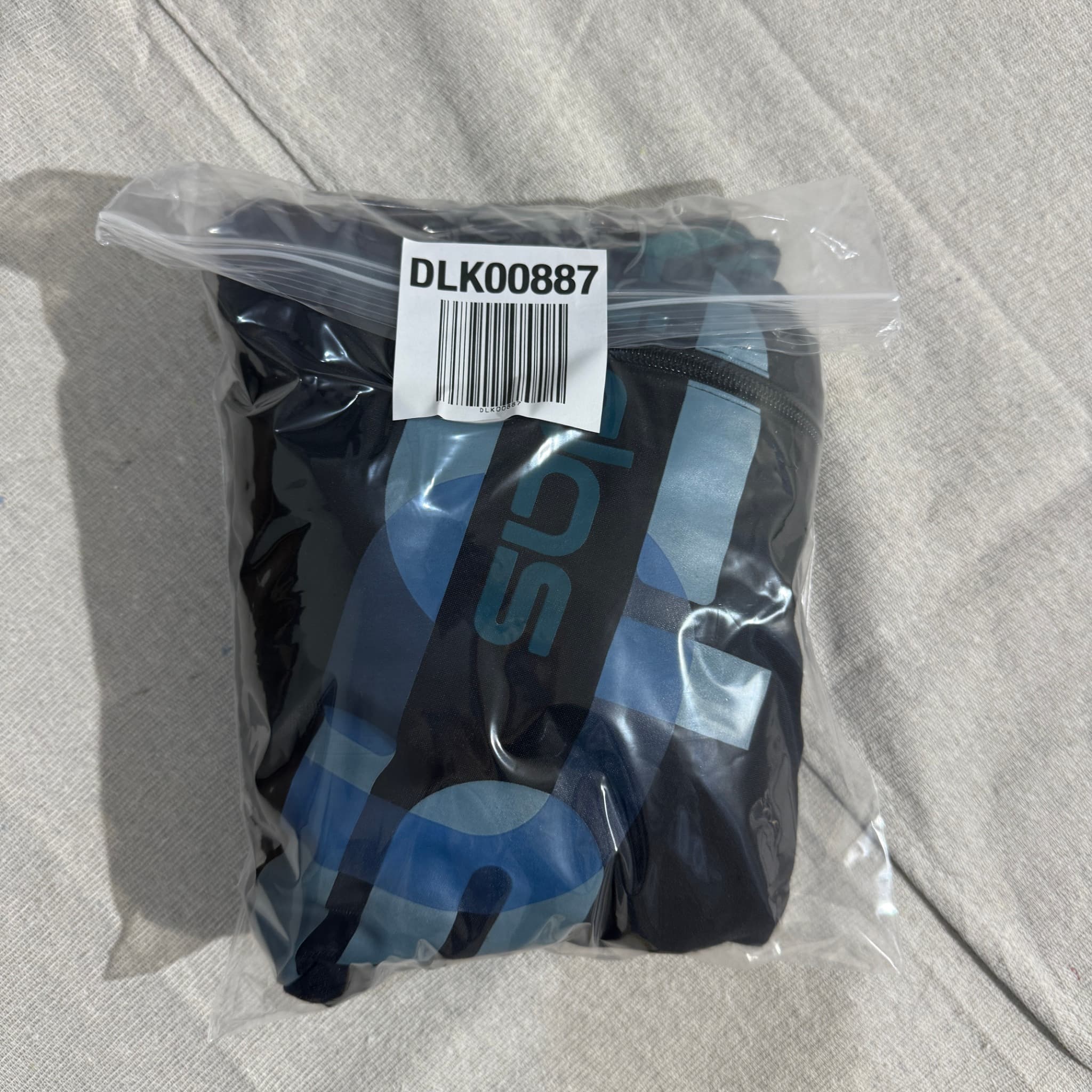 Adidas Vintage Graphic Logo Track Jacket Black Blue Men's Size L — photo 5 of 5