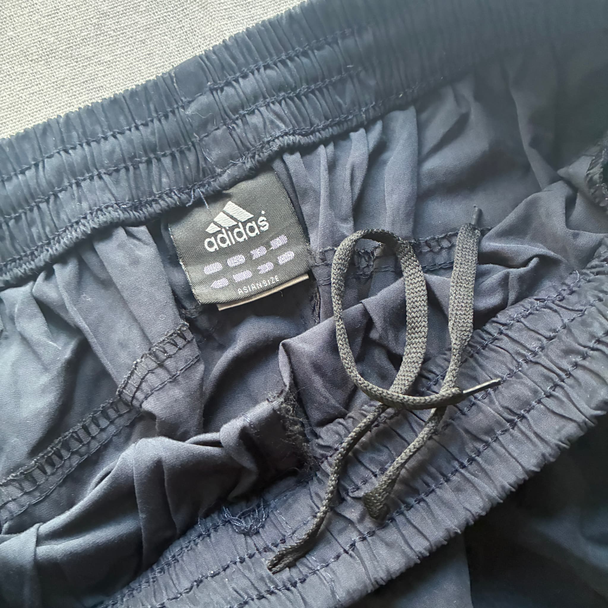 Adidas Vintage NBA Basketball Warm-Up Shorts Black Baggy 2000s Release — photo 4 of 7