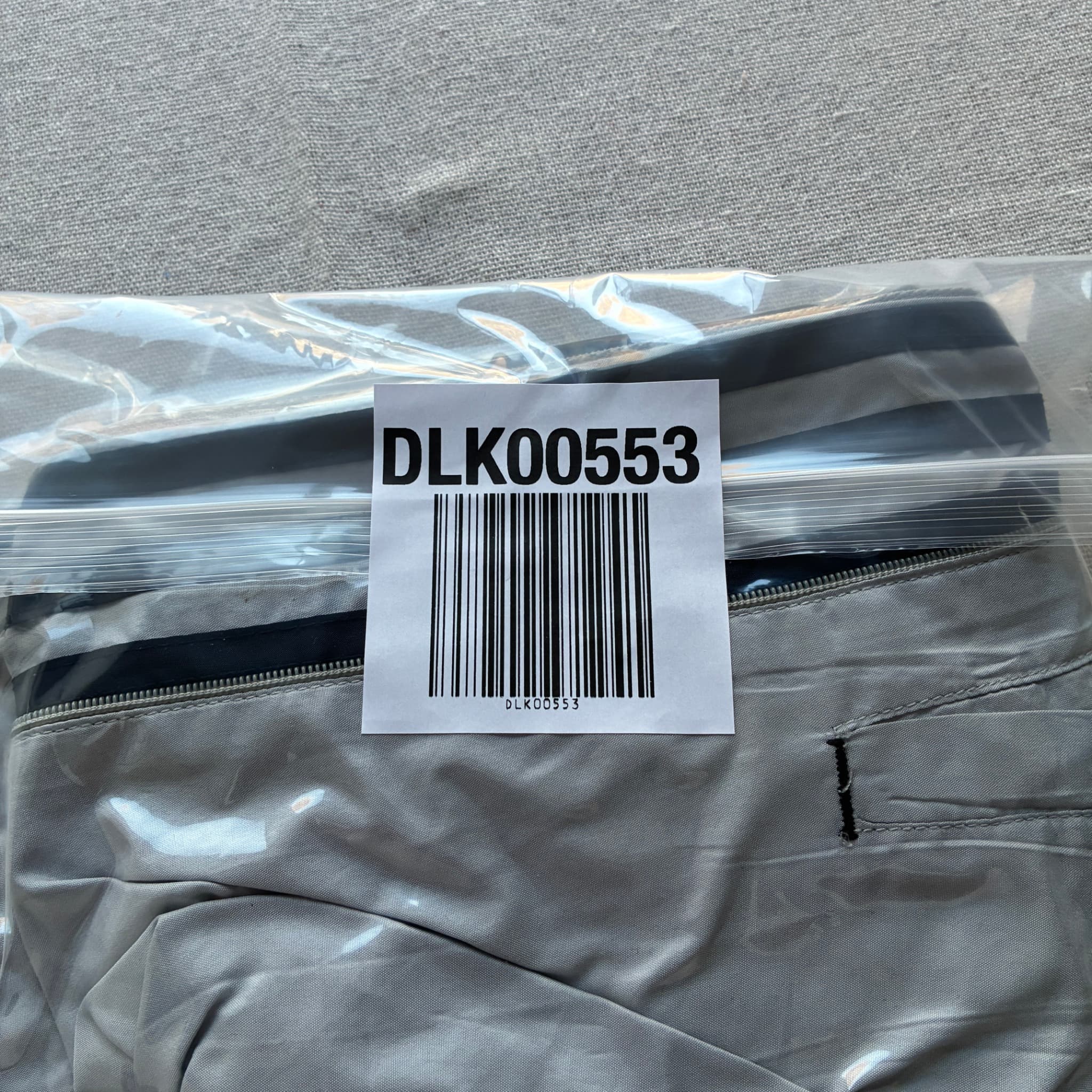 Adidas Vintage Nylon 3-Stripe Athletic Shorts Grey — photo 8 of 8