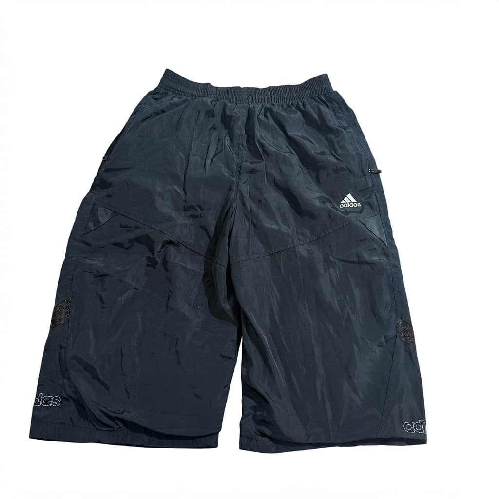Adidas Vintage Nylon Performance Shorts Black — photo 1 of 7