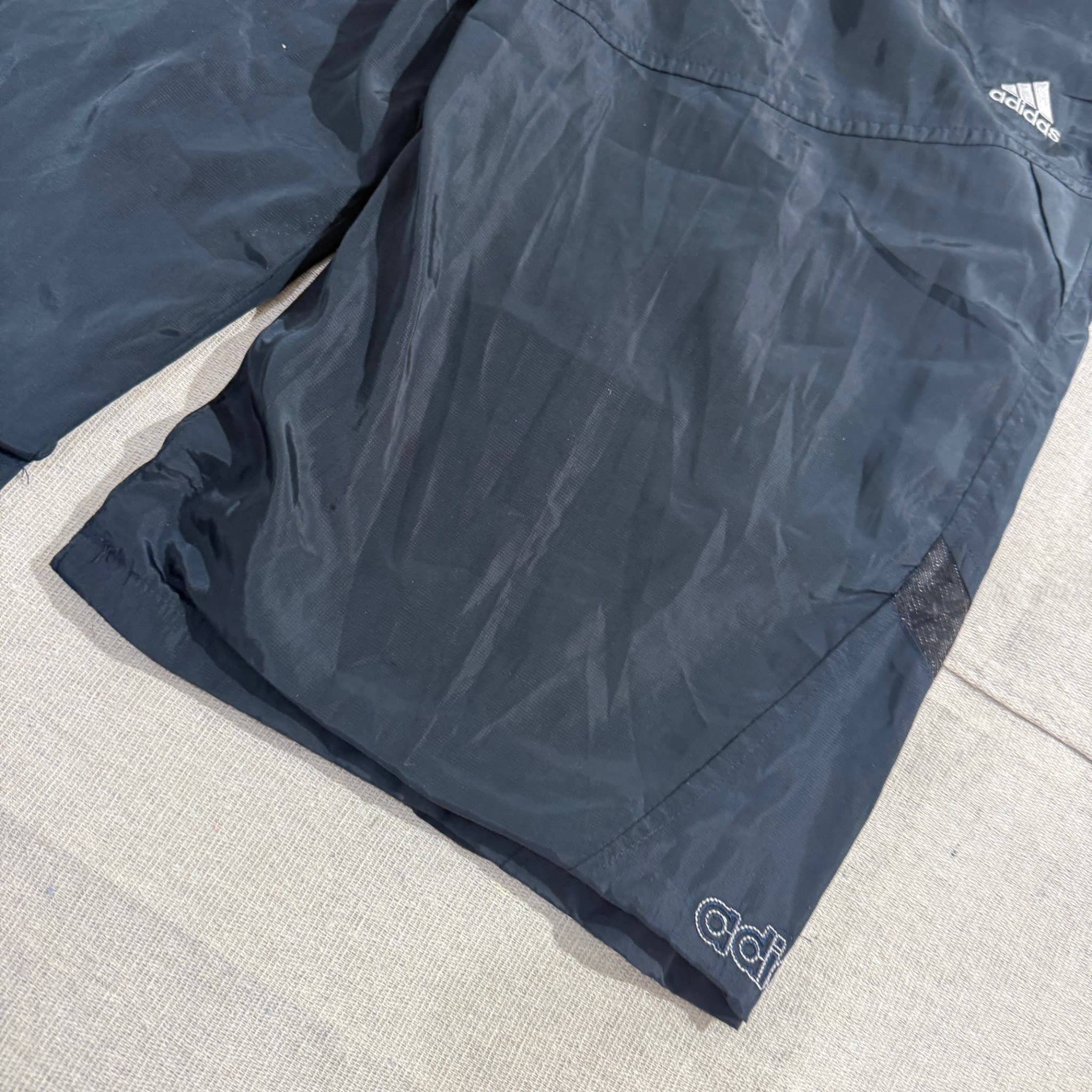 Adidas Vintage Nylon Performance Shorts Black — photo 2 of 7