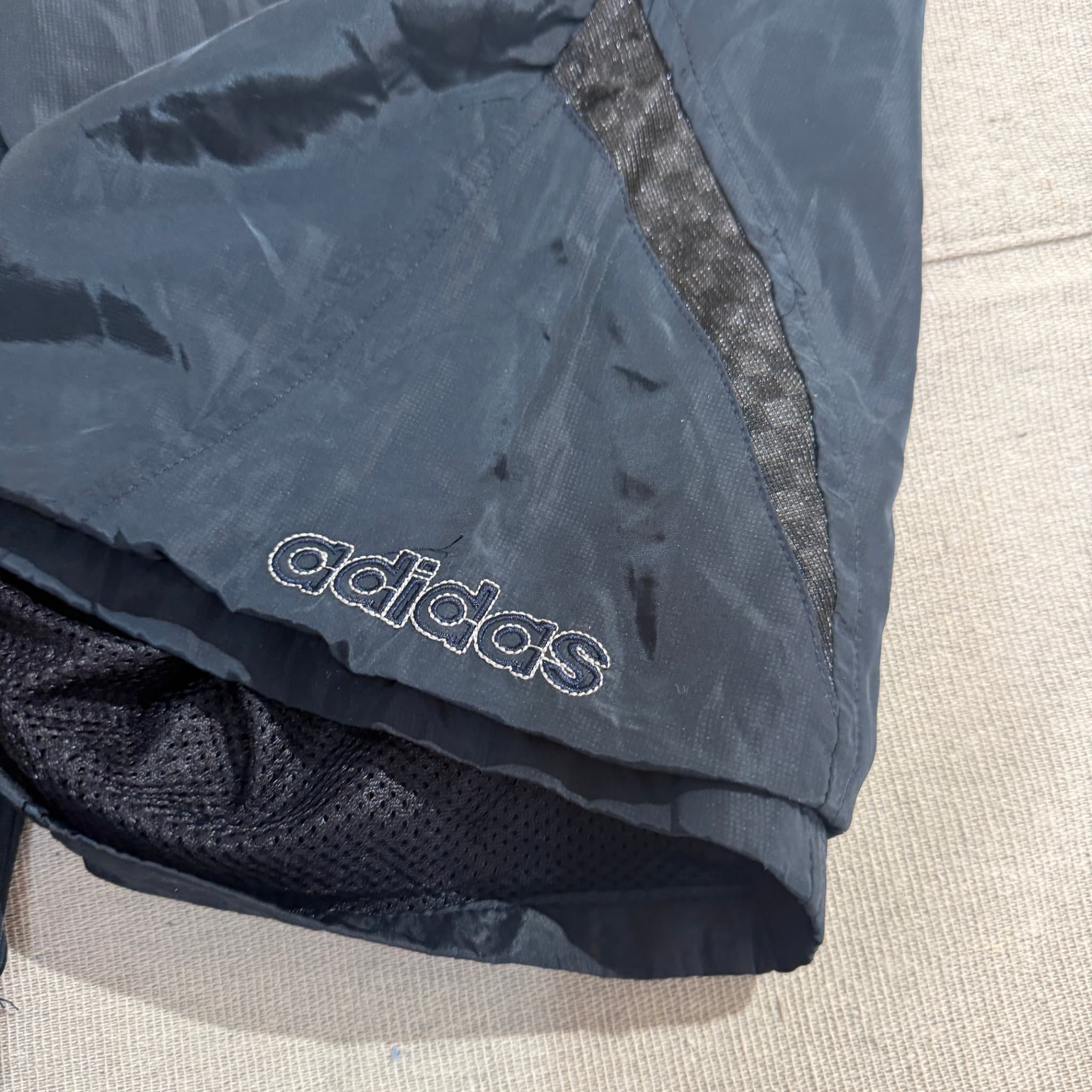 Adidas Vintage Nylon Performance Shorts Black — photo 3 of 7