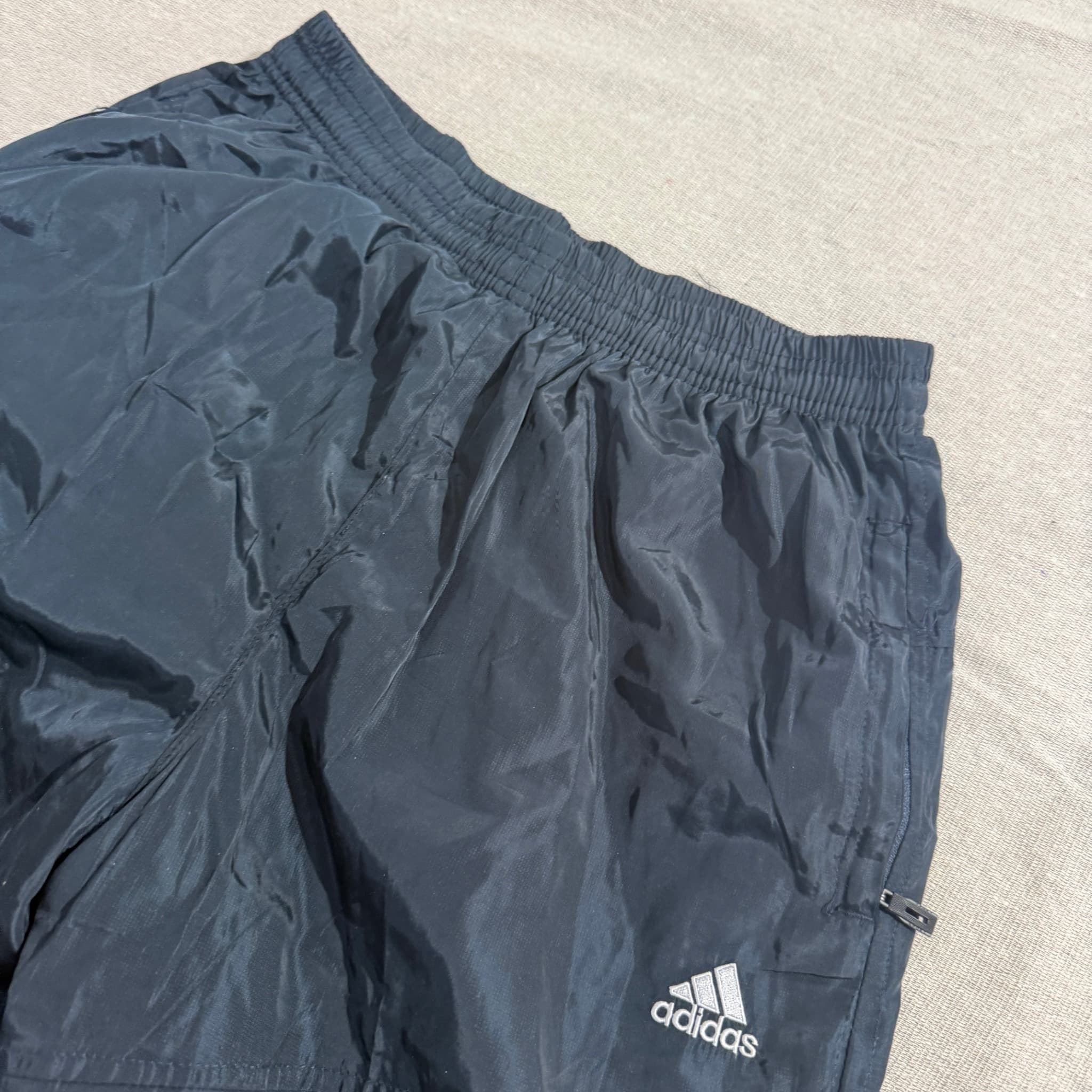 Adidas Vintage Nylon Performance Shorts Black — photo 4 of 7